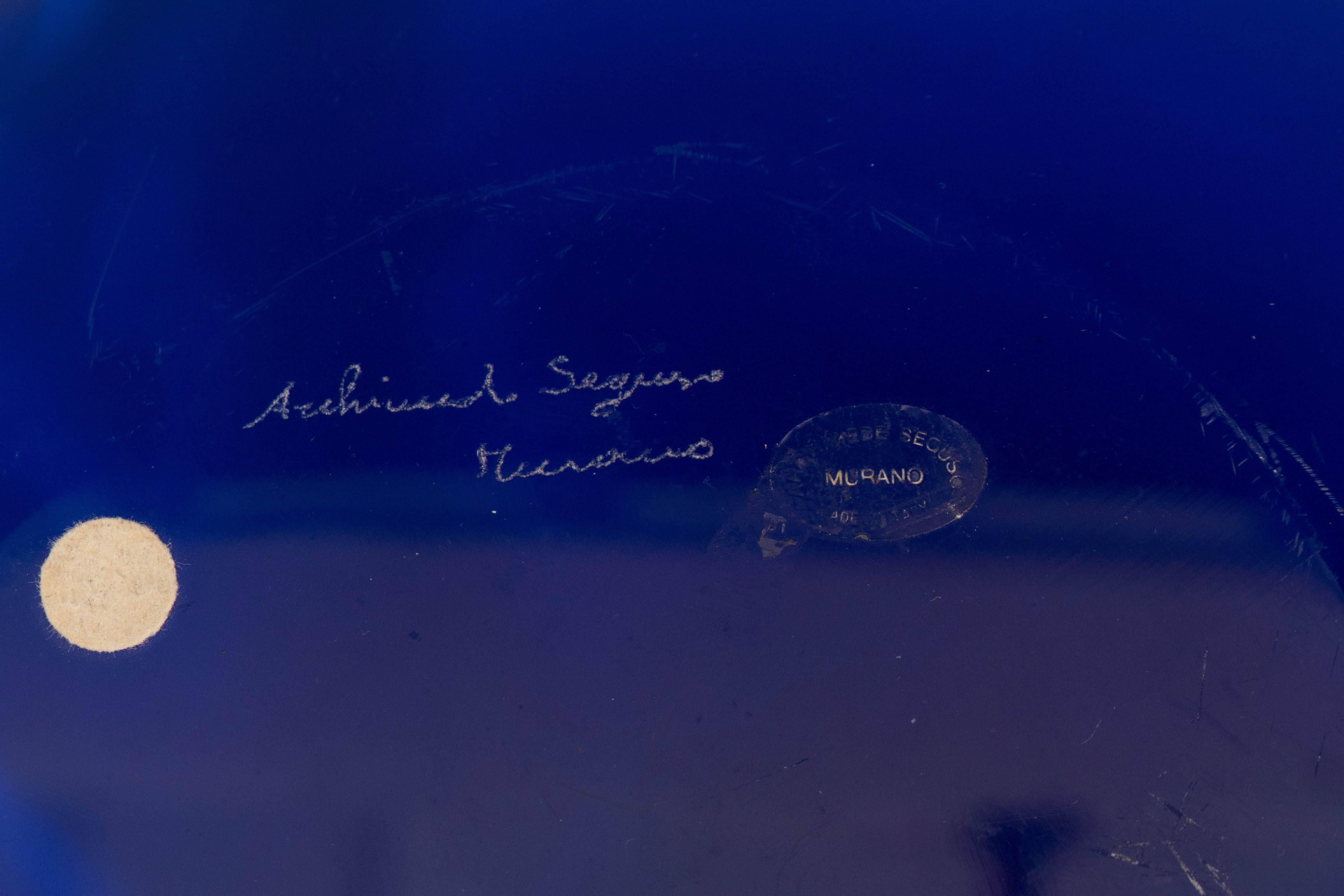 Archimede Seguso 'Carnevale' Murano Glass Bowl for Tiffany 3