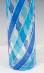 Pair of Mid-Century Fratelli Toso Opalescent 'A Canne' Decanters