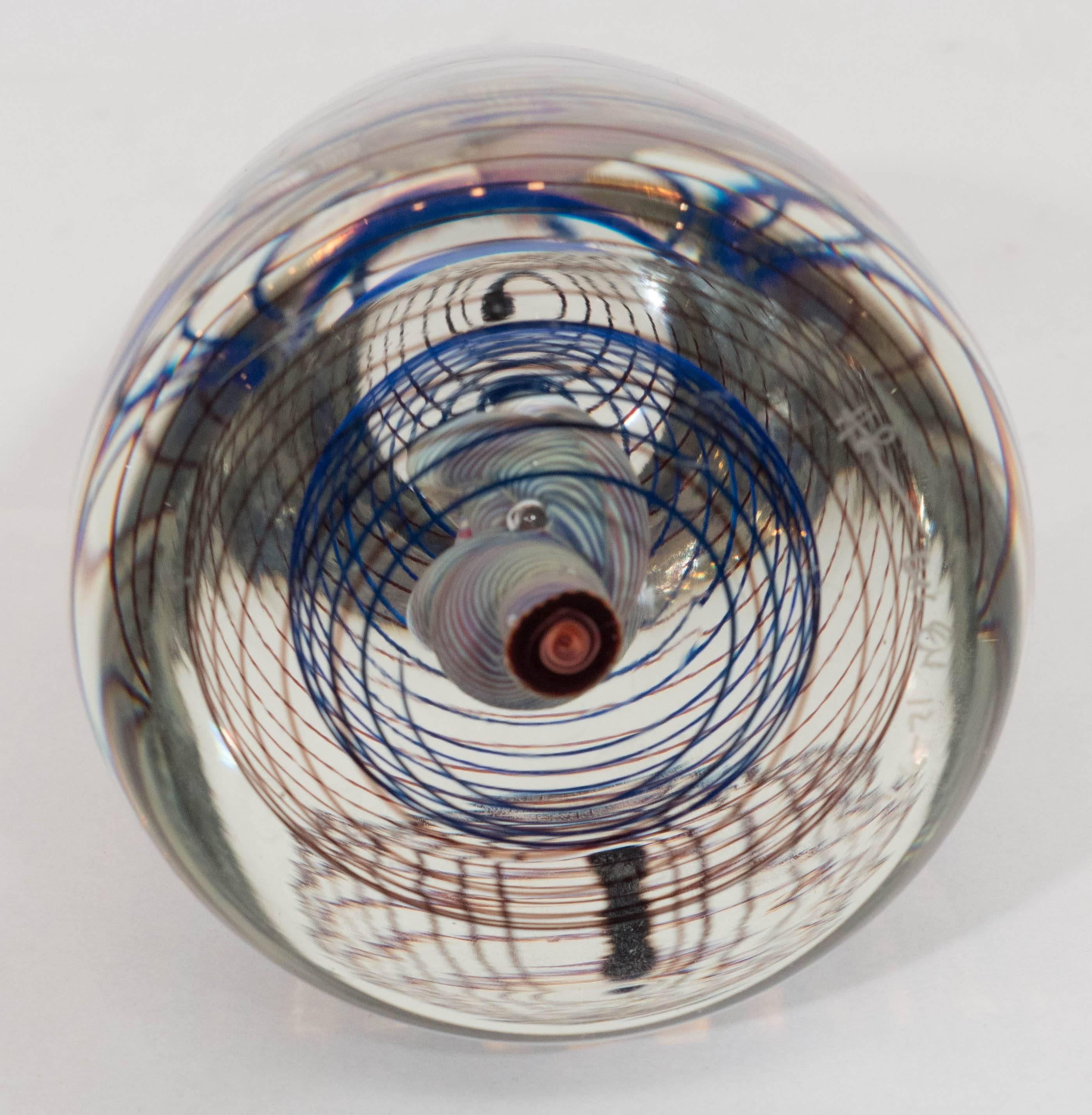 Henry Summa Art Glass Paperweight 4