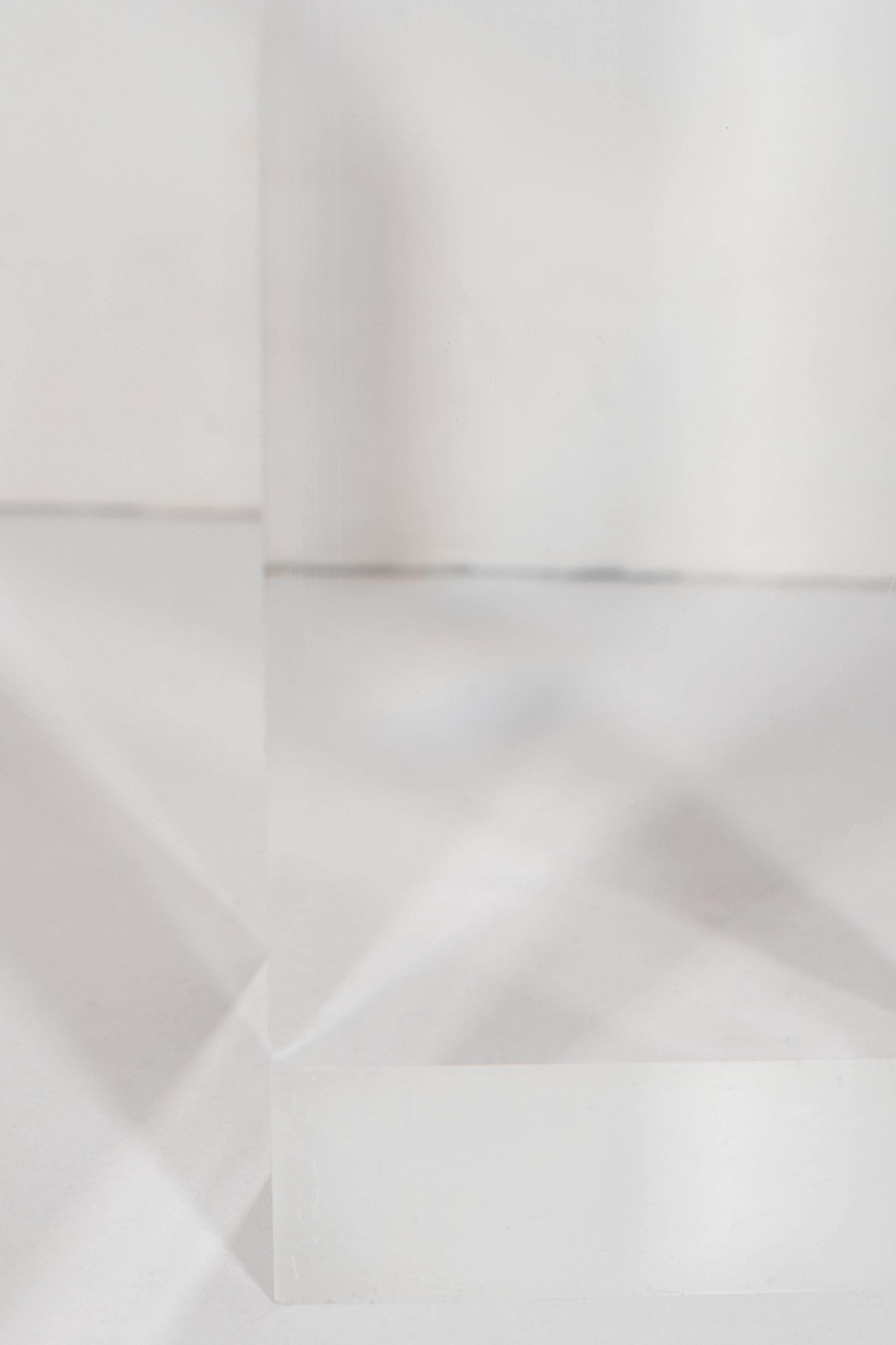 Alessio Tasca Lucite Prism Column Sculpture 2