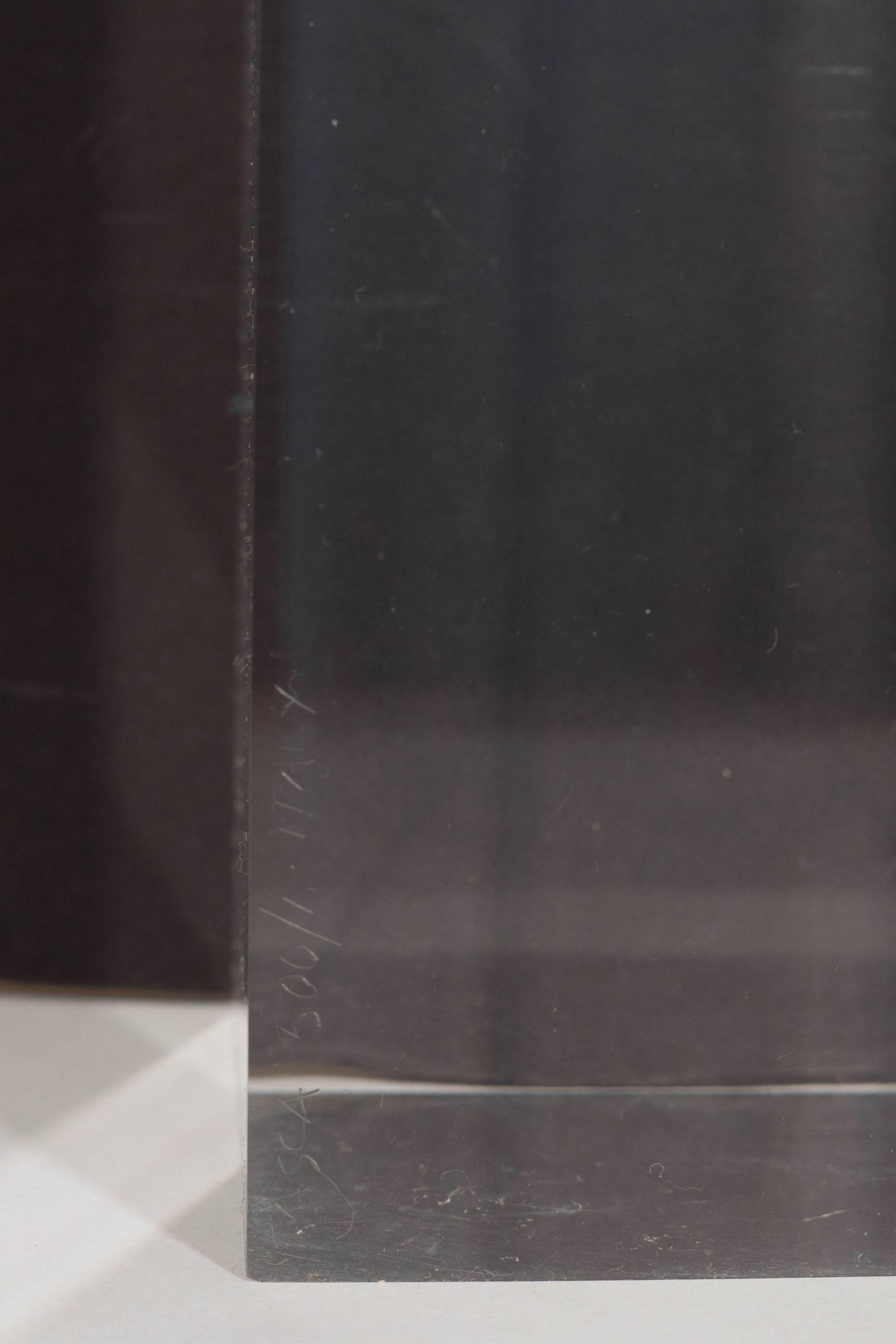 Alessio Tasca Lucite Prism Column Sculpture 4