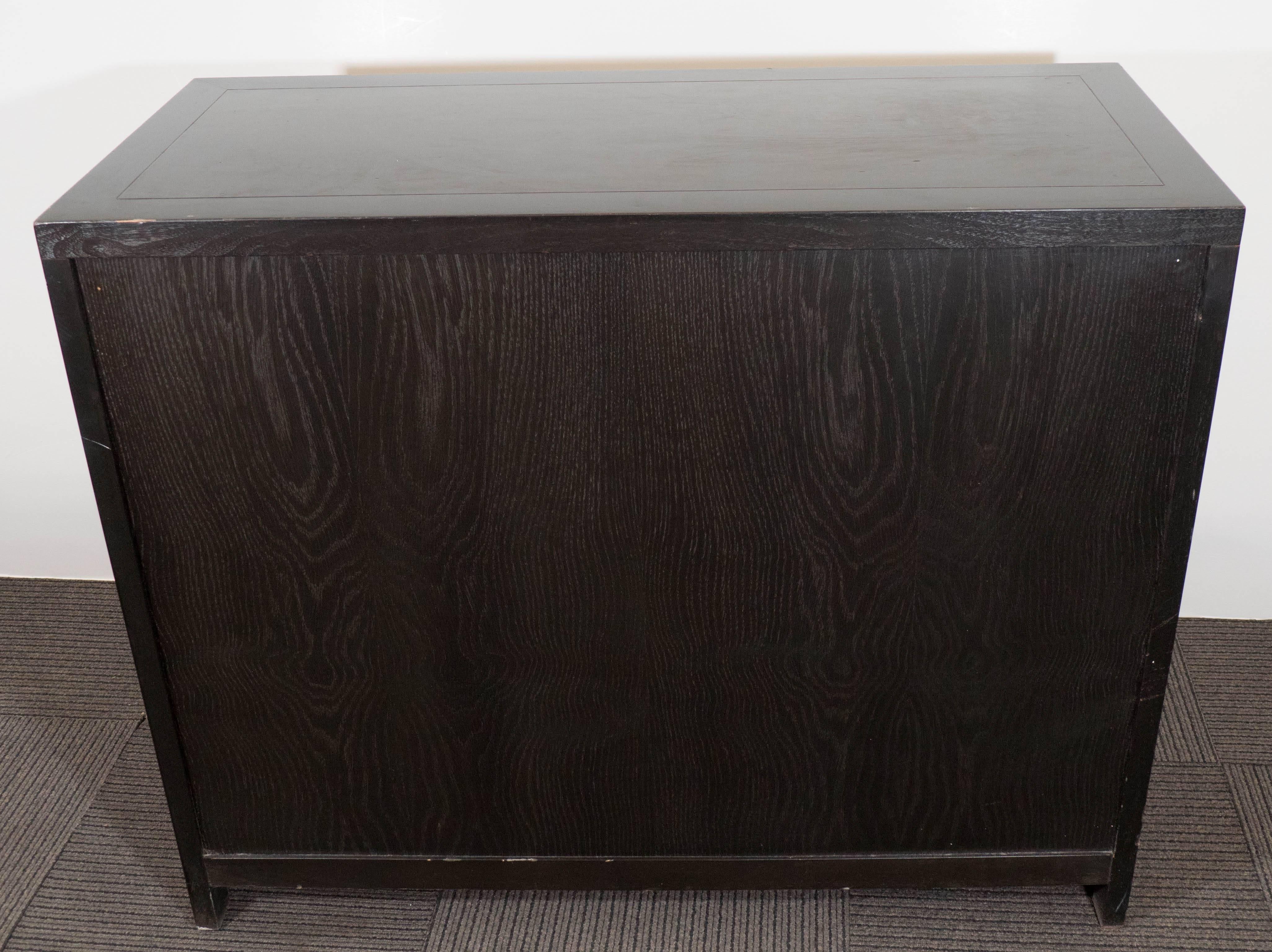 Baker Asian Inspired Ebonized Cabinet 2