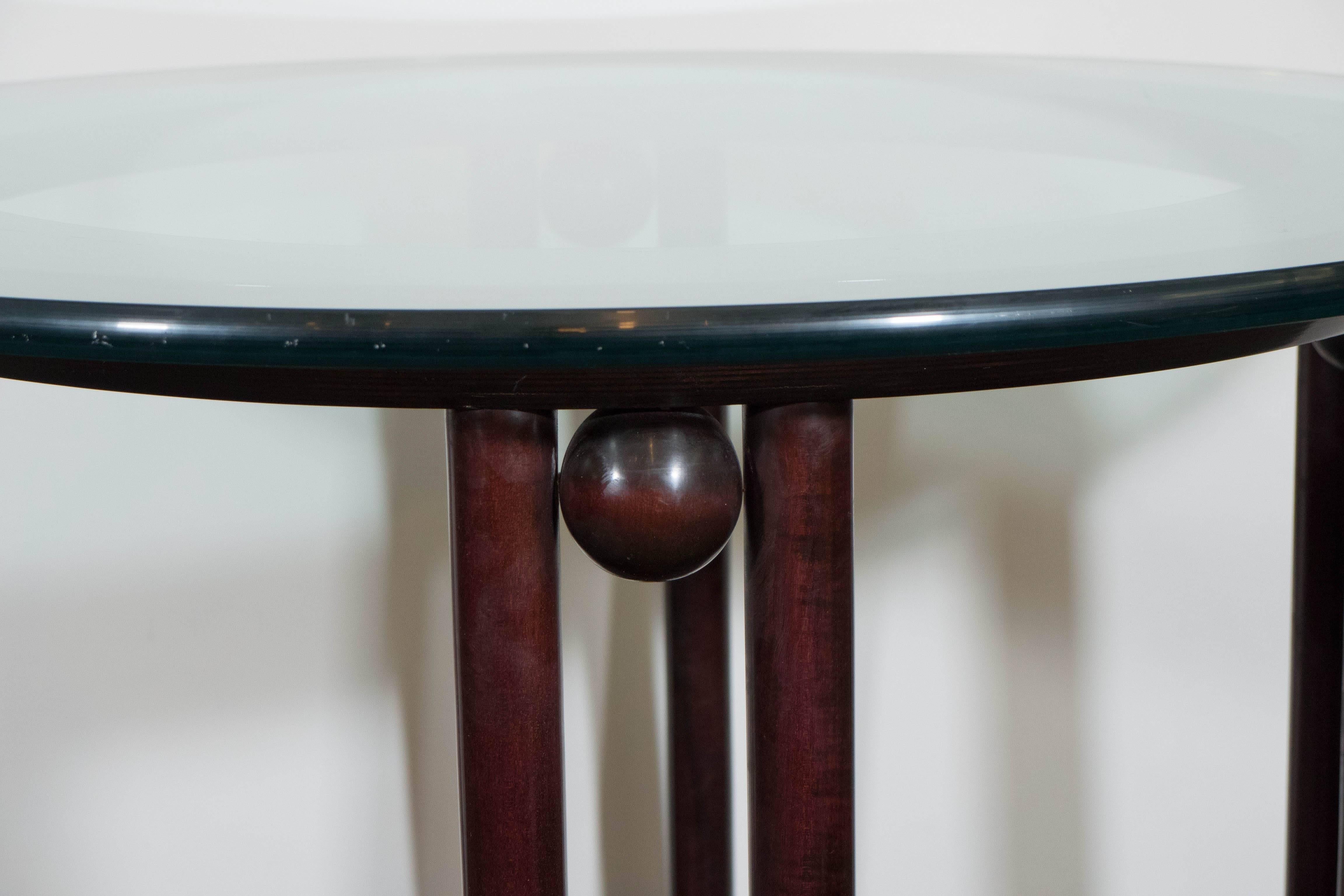 Vienna Secession Occasional Circular Table in the Manner of Josef Hoffmann