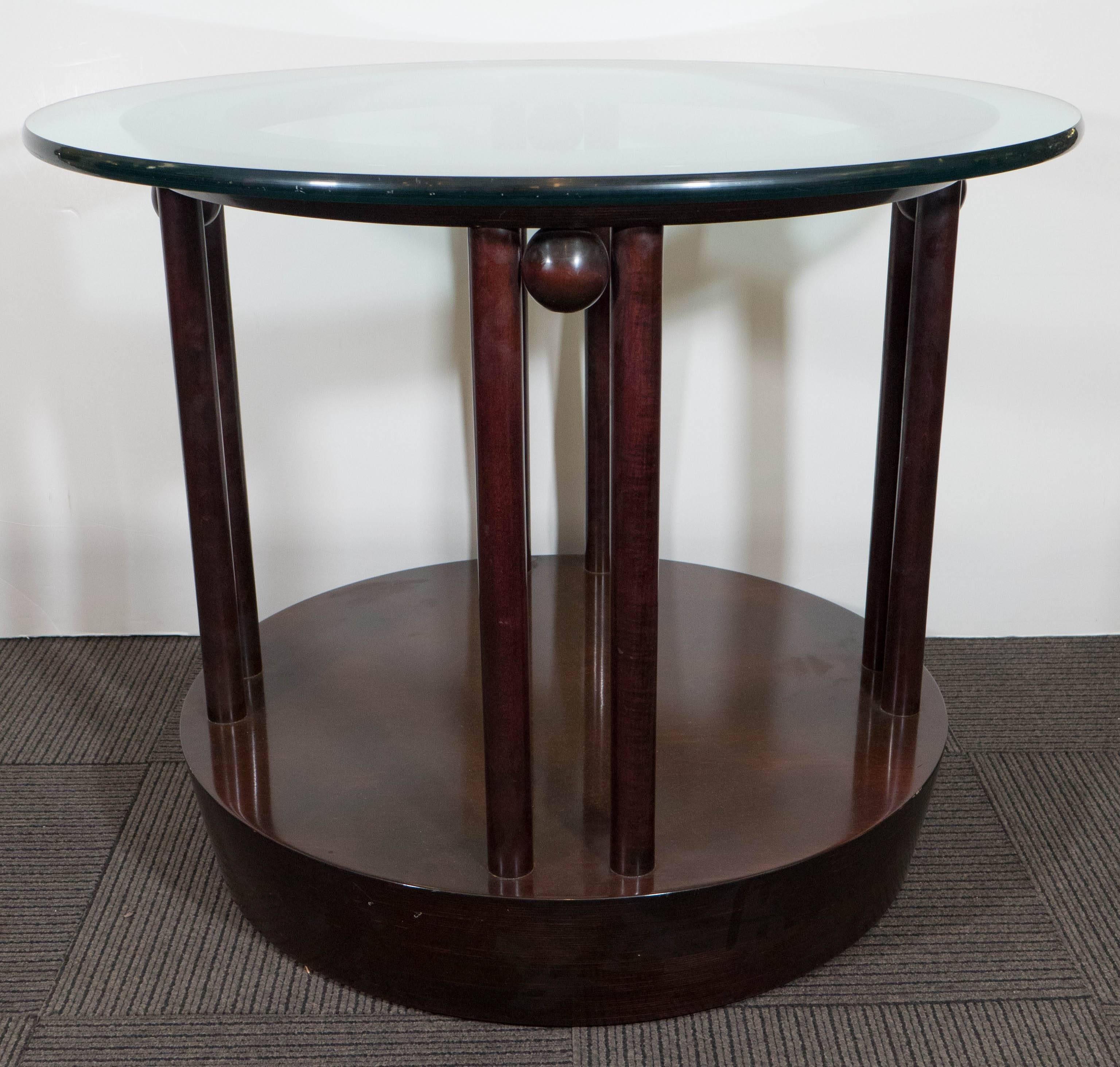 Occasional Circular Table in the Manner of Josef Hoffmann In Good Condition In New York, NY