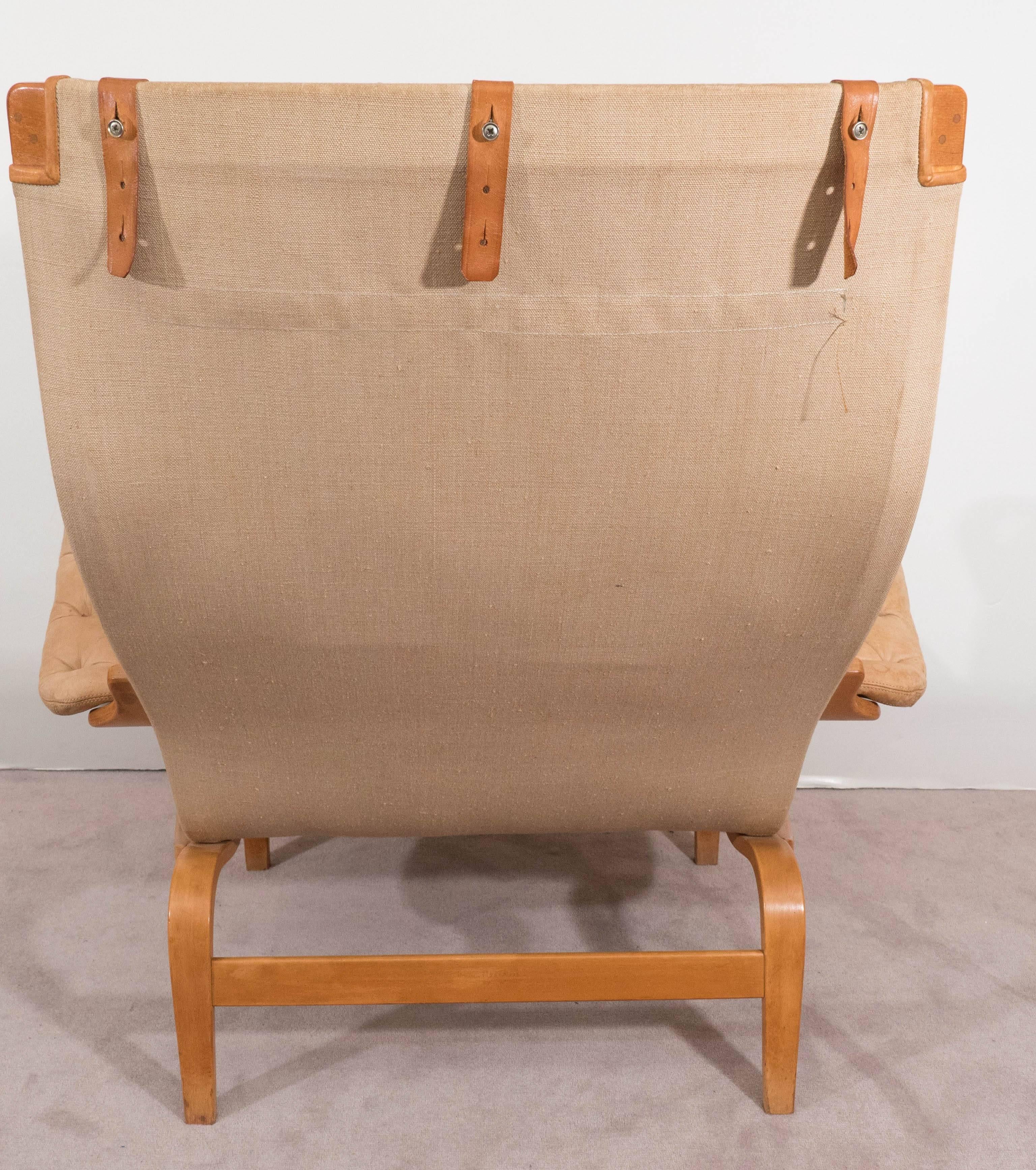 Bruno Mathsson 'Pernilla' Lounge Chair for DUX In Good Condition In New York, NY