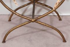 Mid-Century Italian Gilt Rope and Tassel Bench