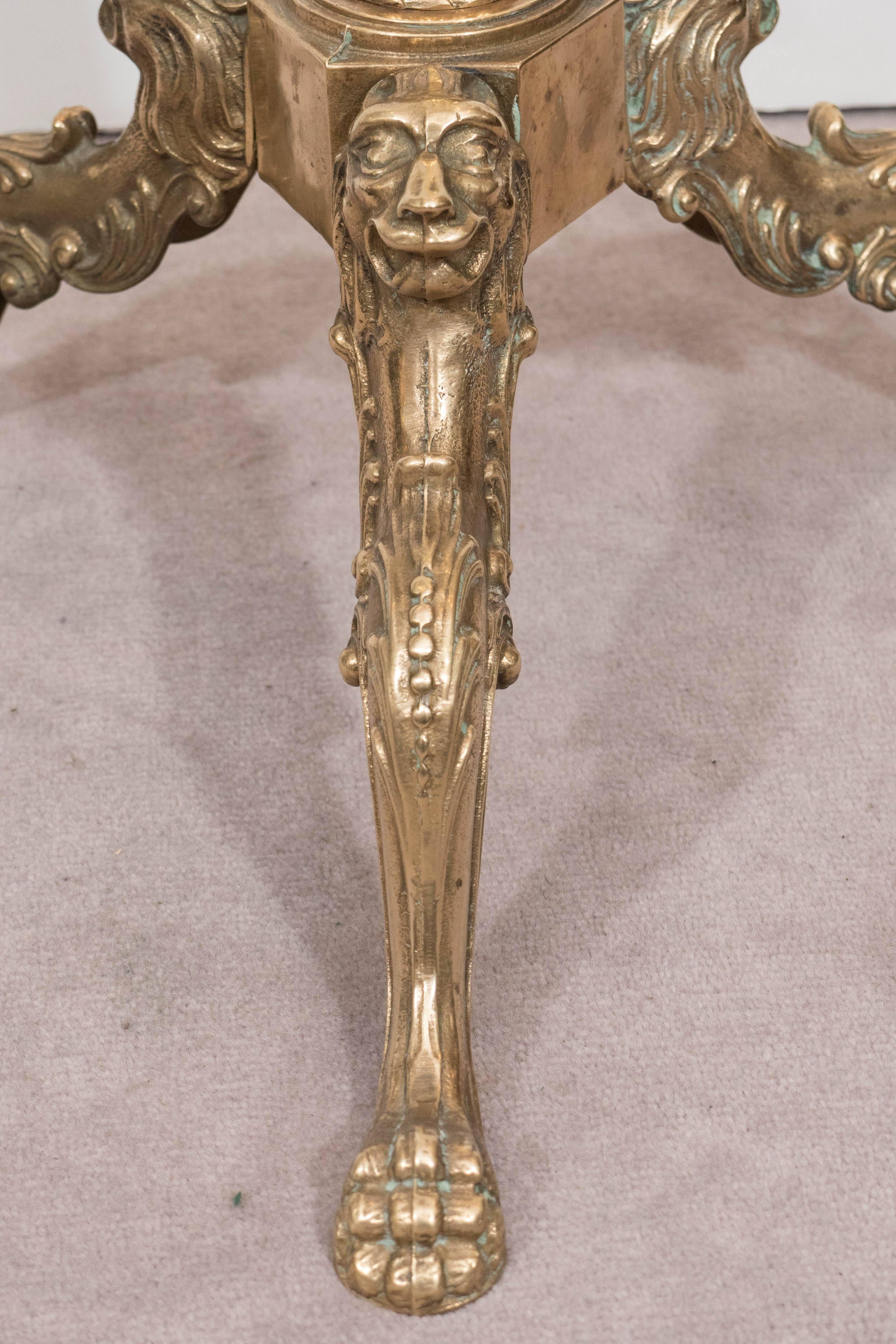 vintage brass valet stand