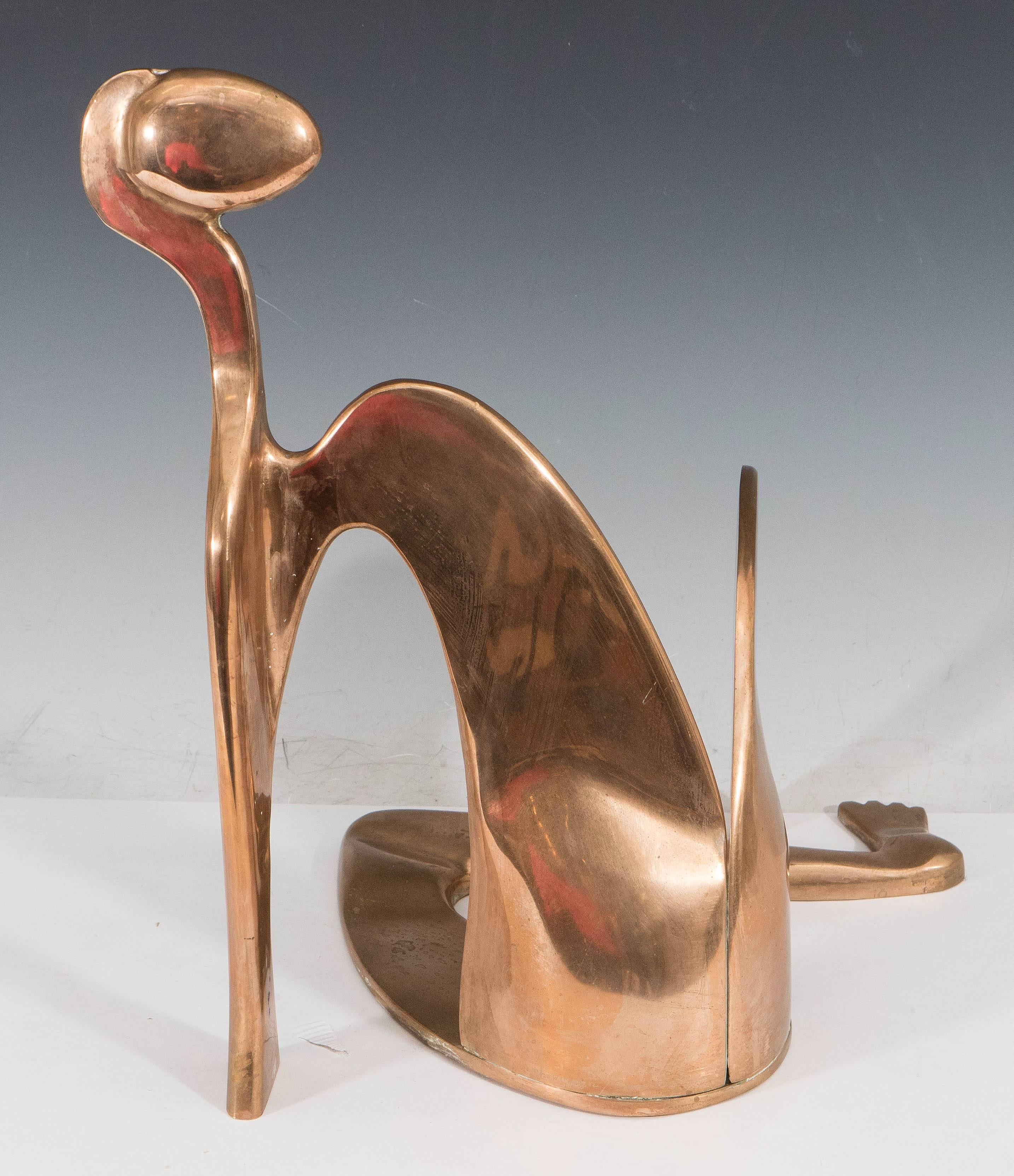 Arleen Eichengreen & Nancy Gensburg Abstract Reclining Figure, Signed In Good Condition In New York, NY