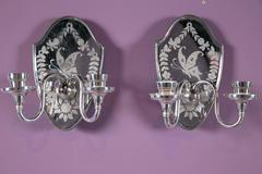 Silver Plate Caldwell Sconces