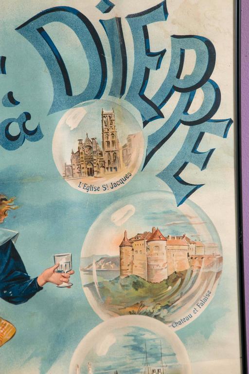 Antique French Poster For Sale at 1stDibs