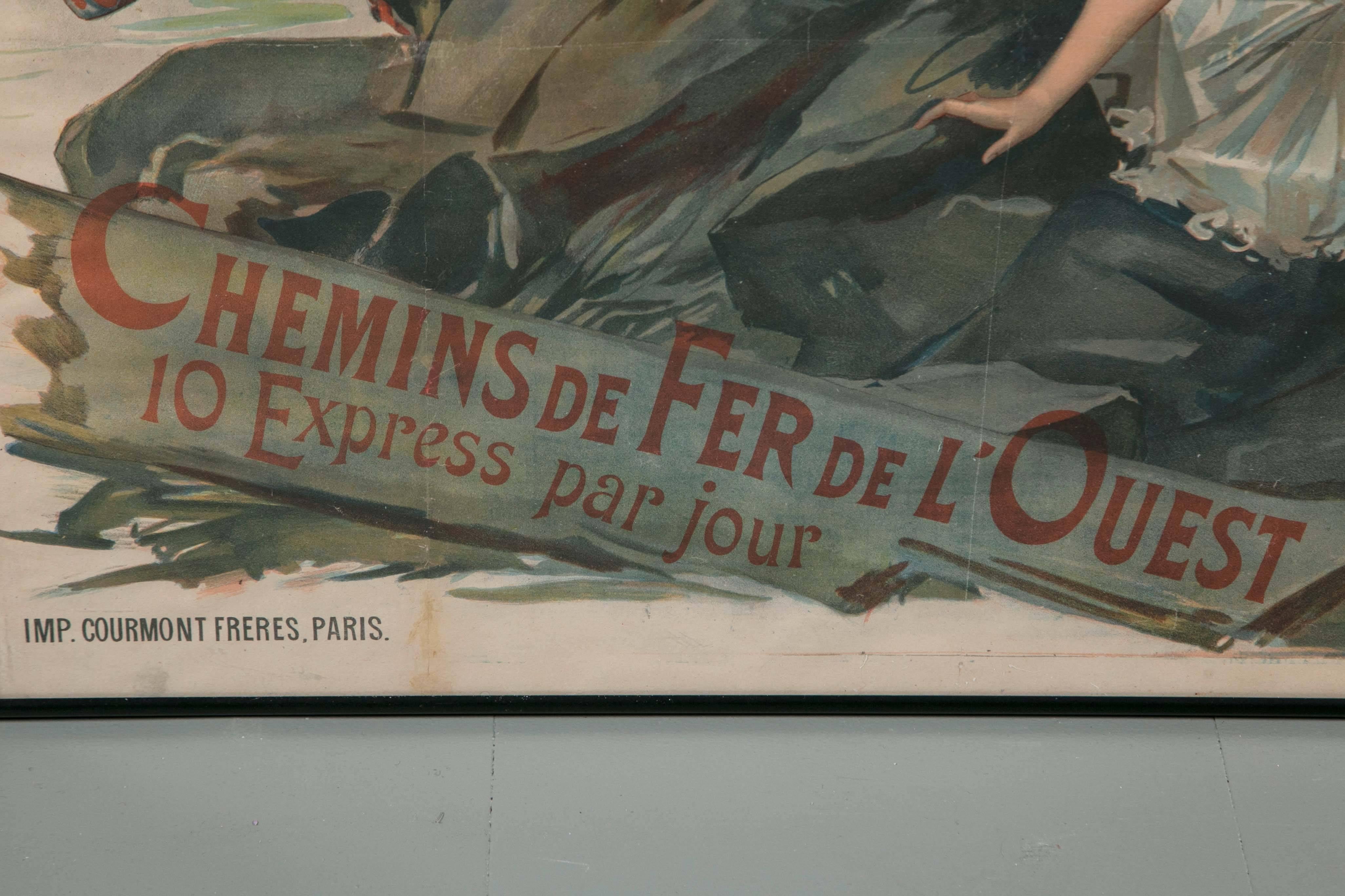 Antique French Poster For Sale 1