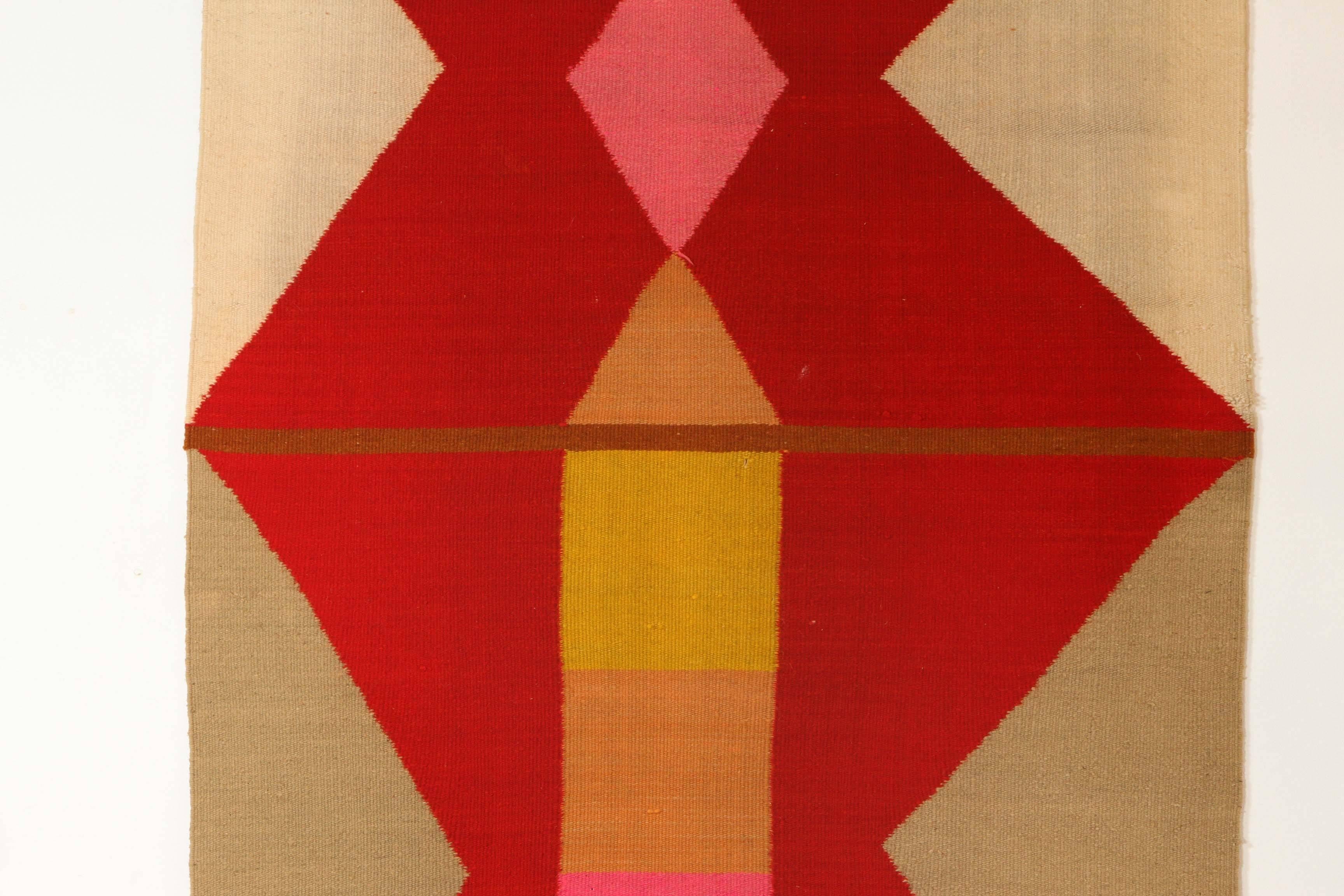 Mexican Launchpad Tapestry by Evelyn and Jerome Ackerman for Era, circa 1970 For Sale