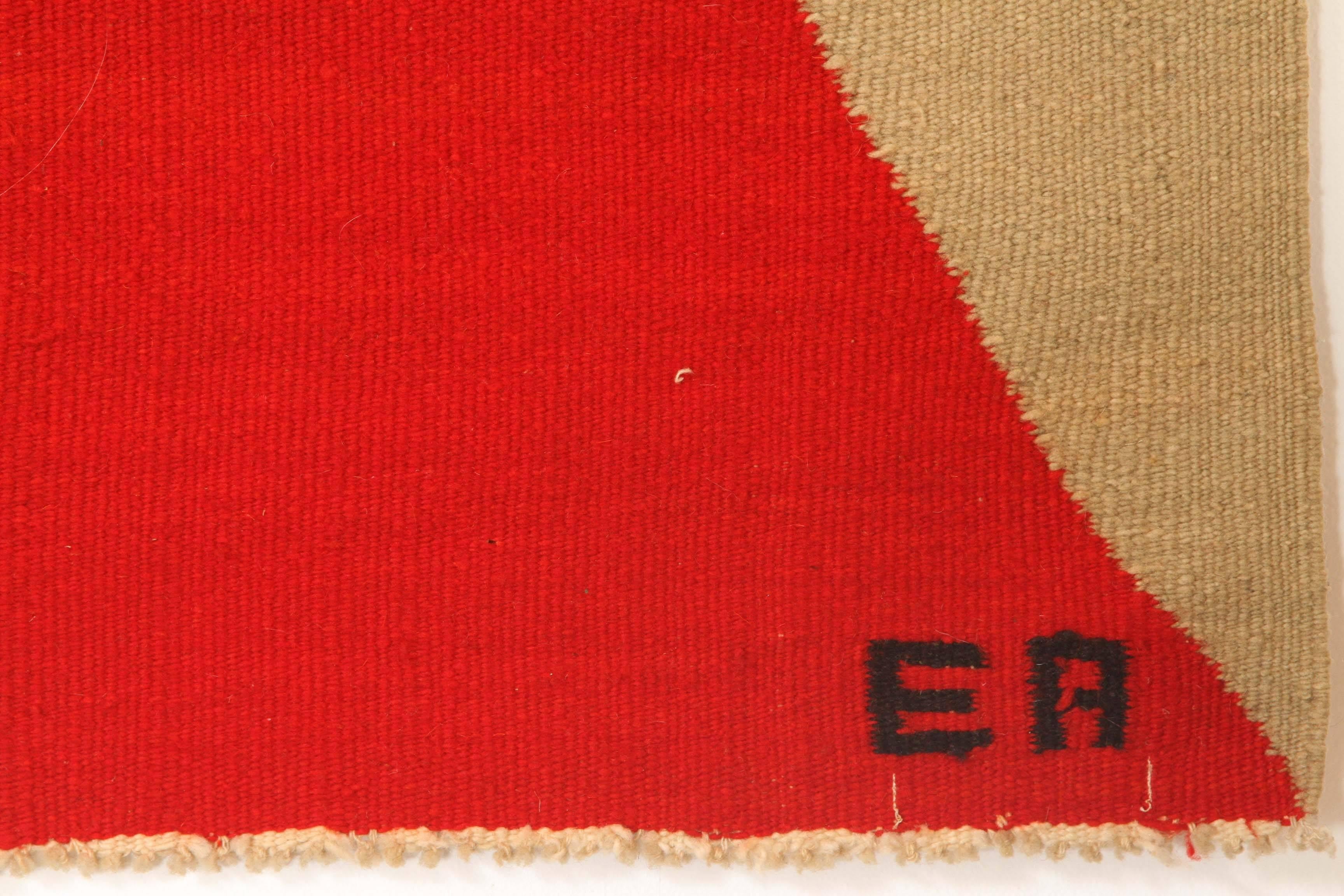 Launchpad Tapestry by Evelyn and Jerome Ackerman for Era, circa 1970 In Good Condition For Sale In Los Angeles, CA