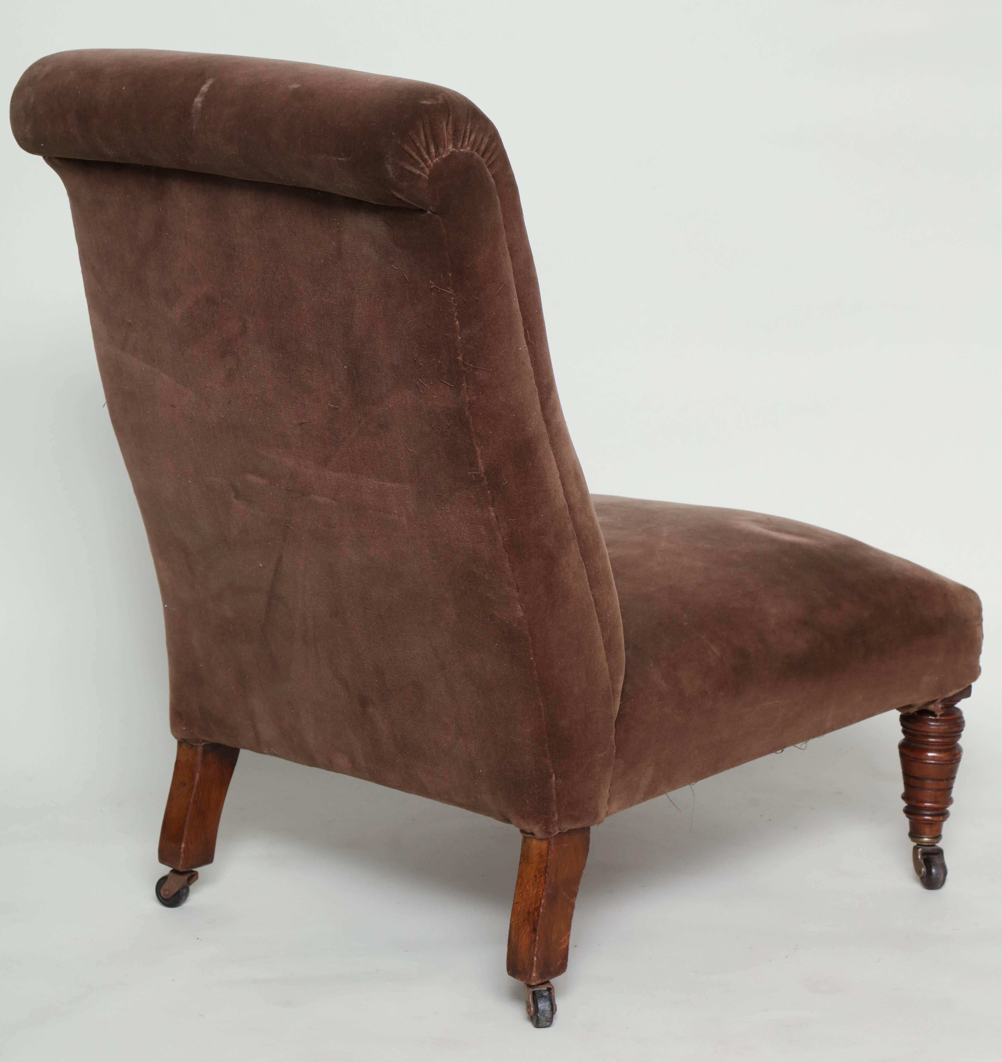 Early 20th Century Edwardian Slipper Chair