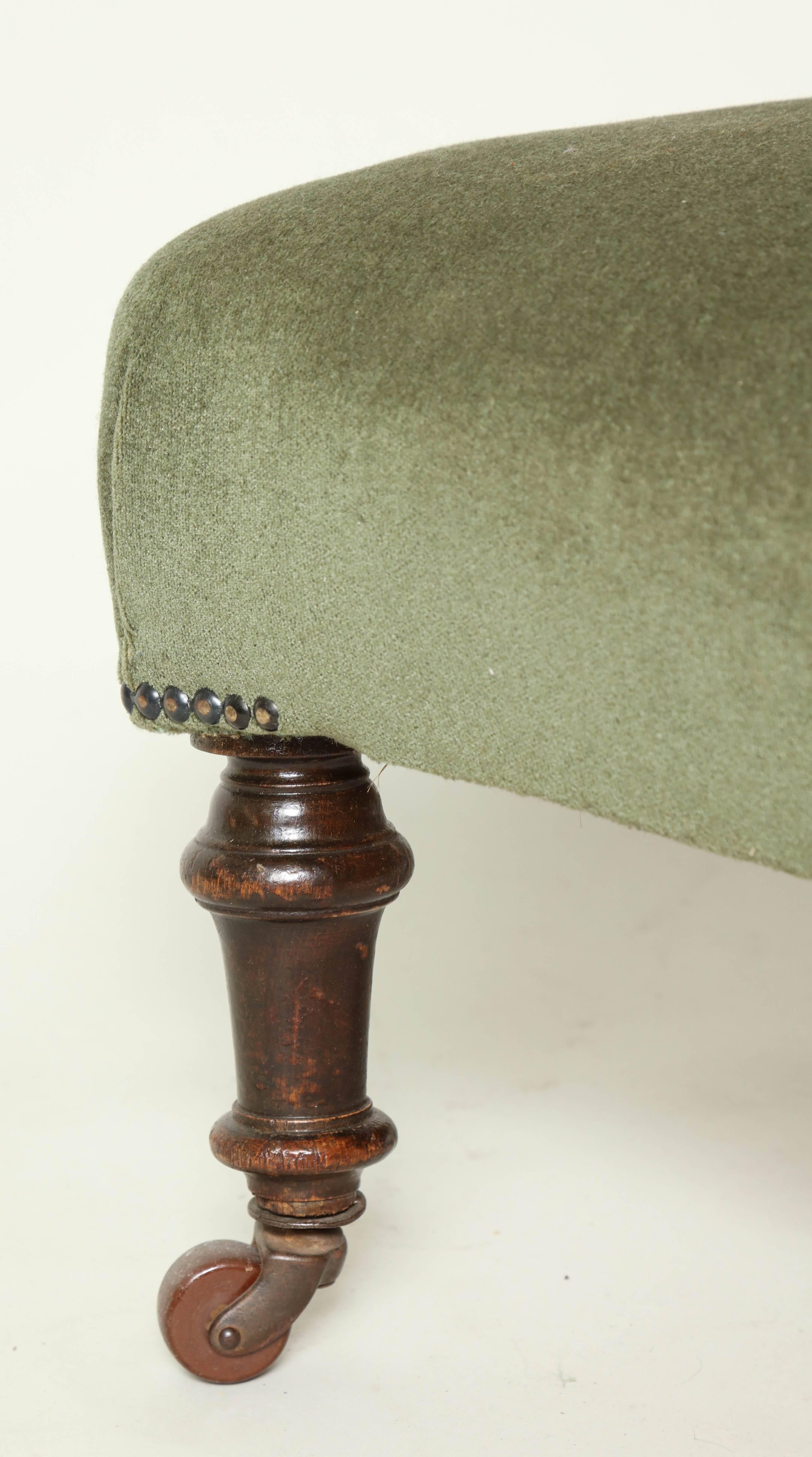 Edwardian Upholstered Slipper Chair 3