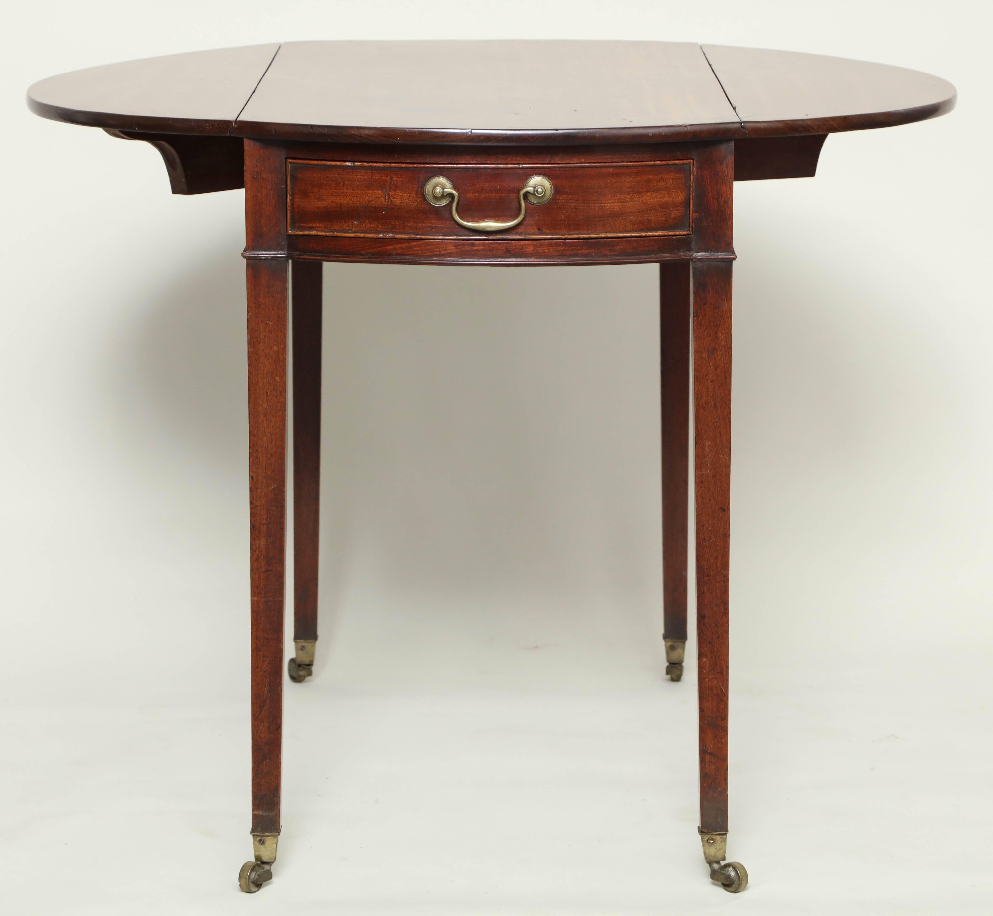 George III Mahogany Pembroke Table For Sale 2