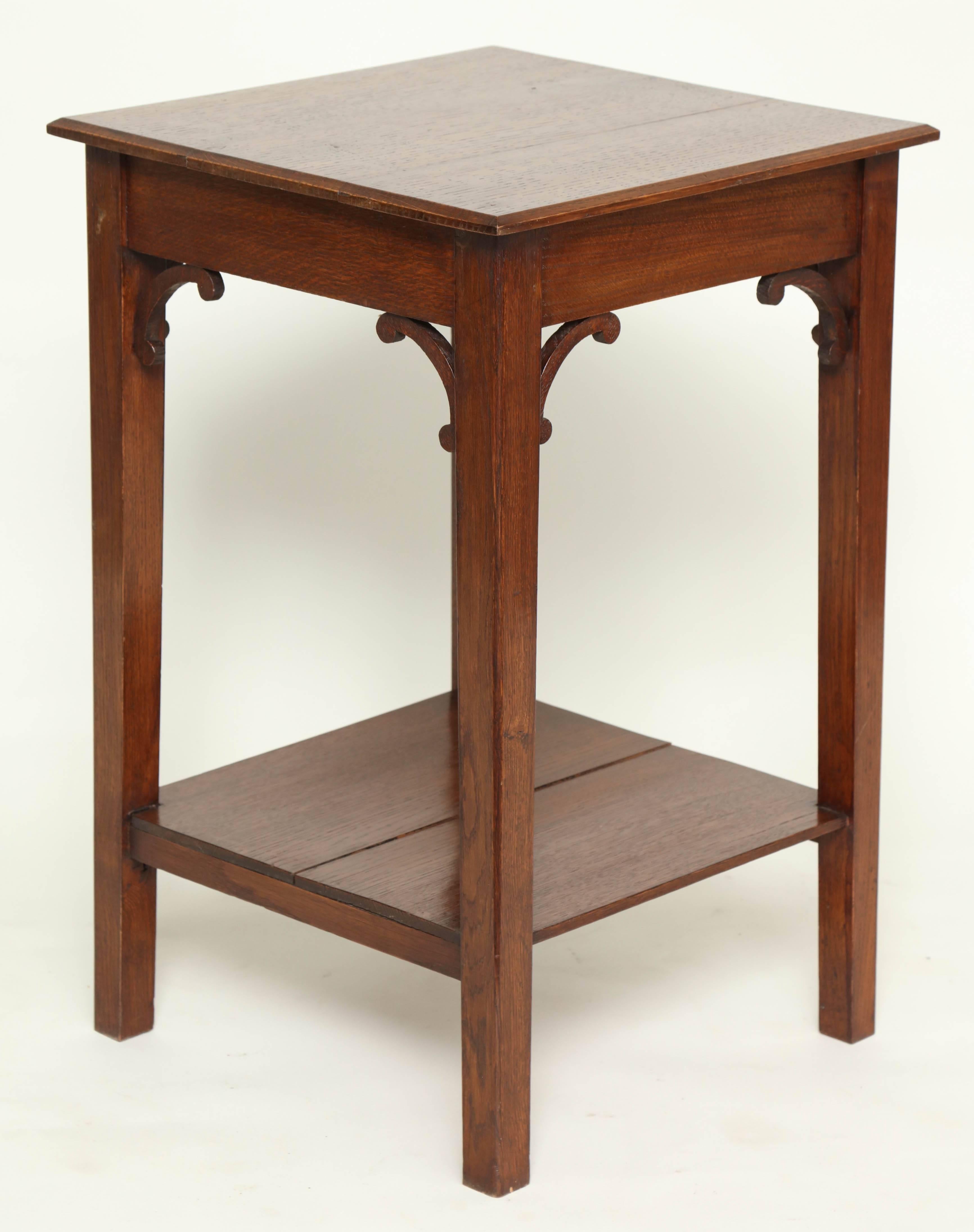 English Arts and Crafts Oak Table 3
