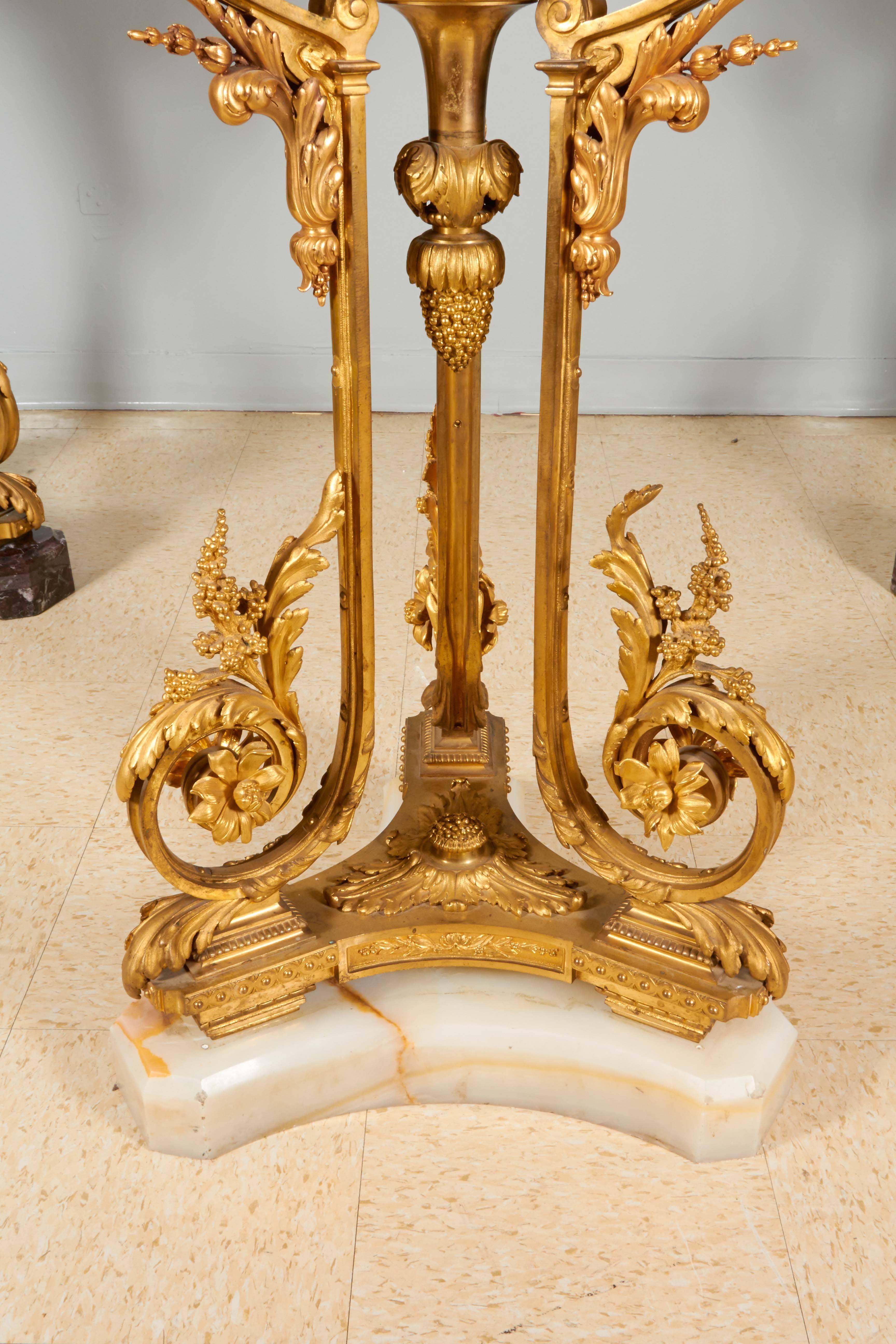 French Important and Palatial Ormolu and Sèvres Style Porcelain Jardiniere Vase