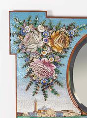 Large Italian Venetian Micromosaic Wall Mirror