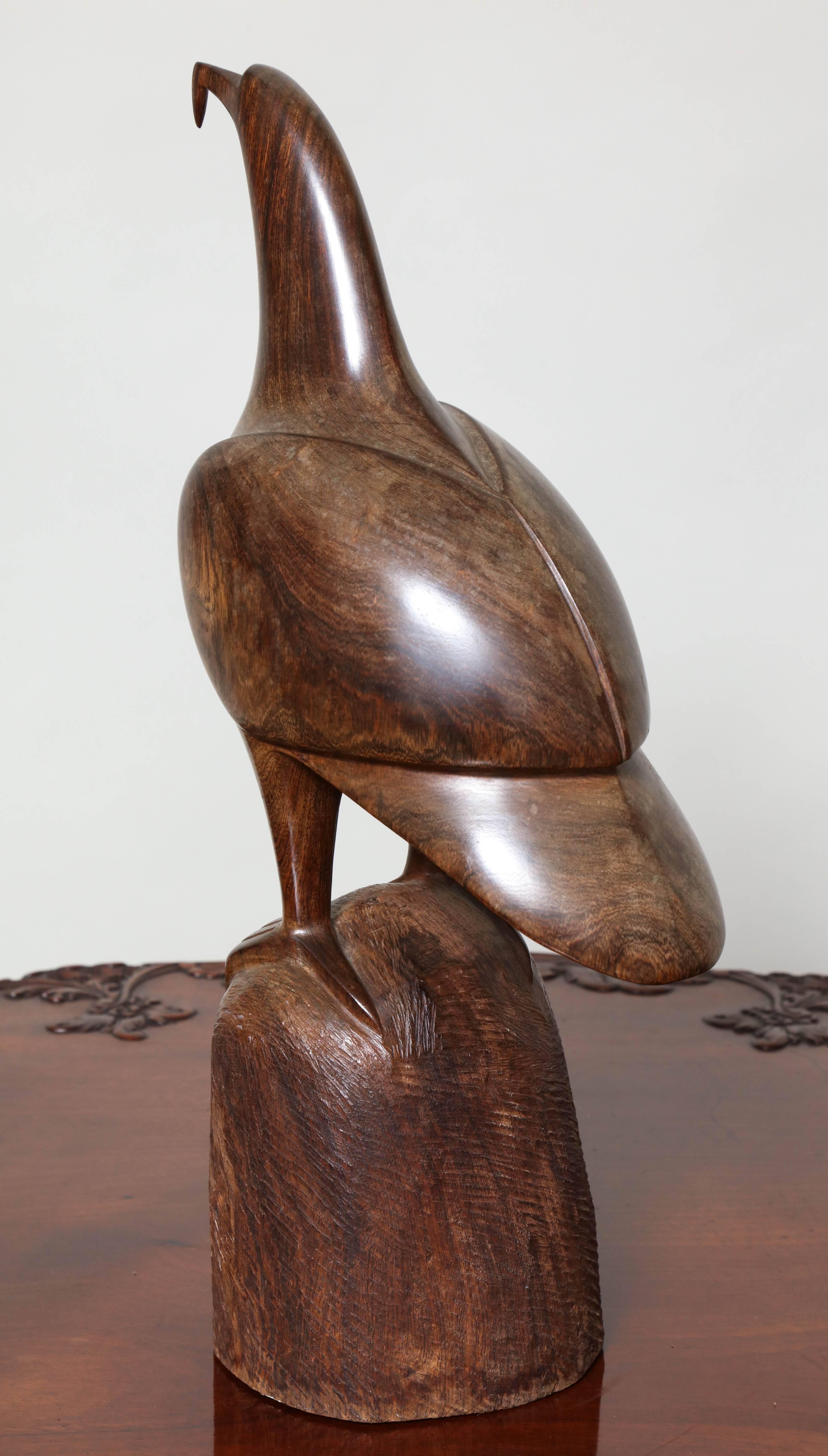 Koa Wood Seabird Sculpture 1