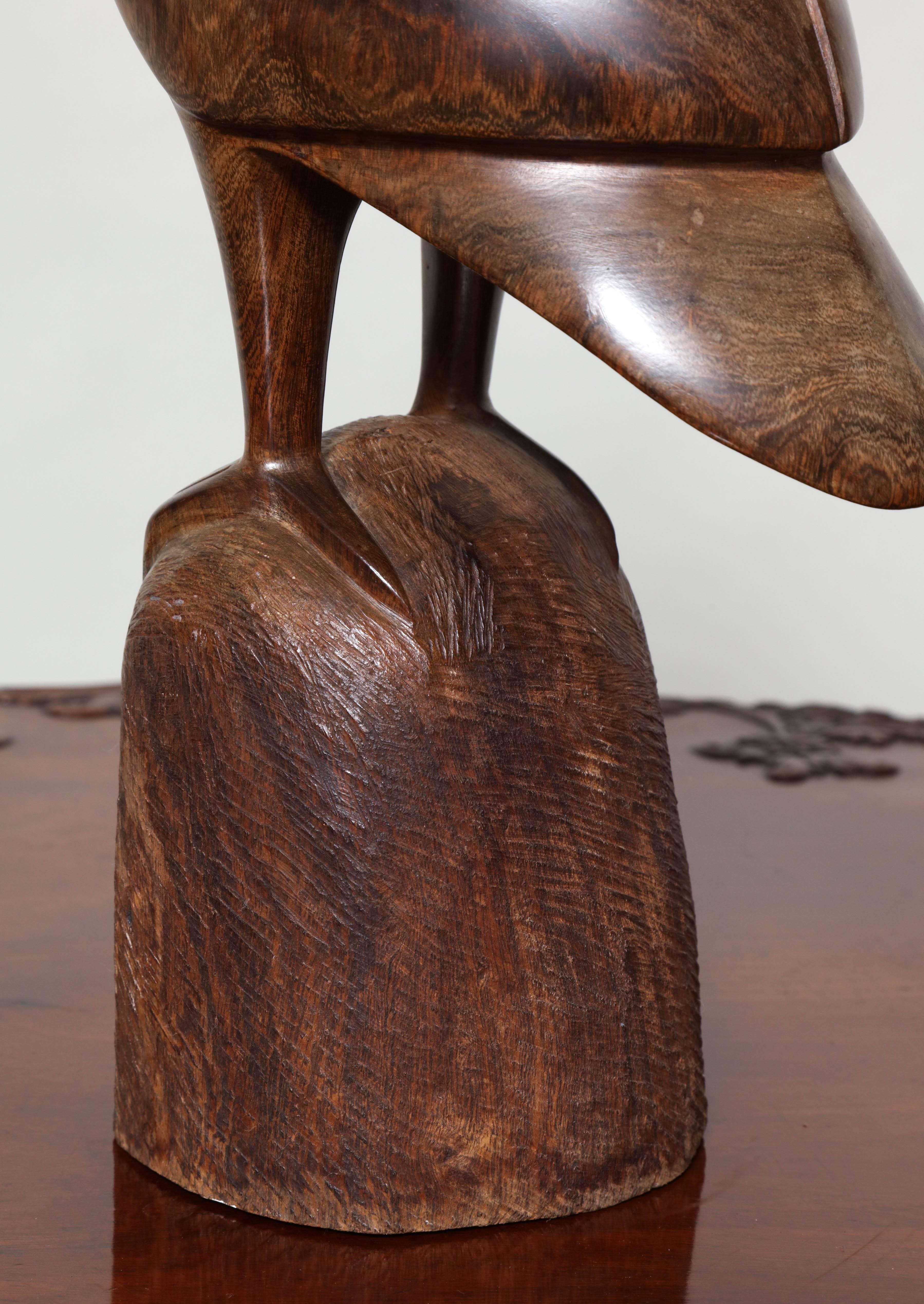 Koa Wood Seabird Sculpture 2