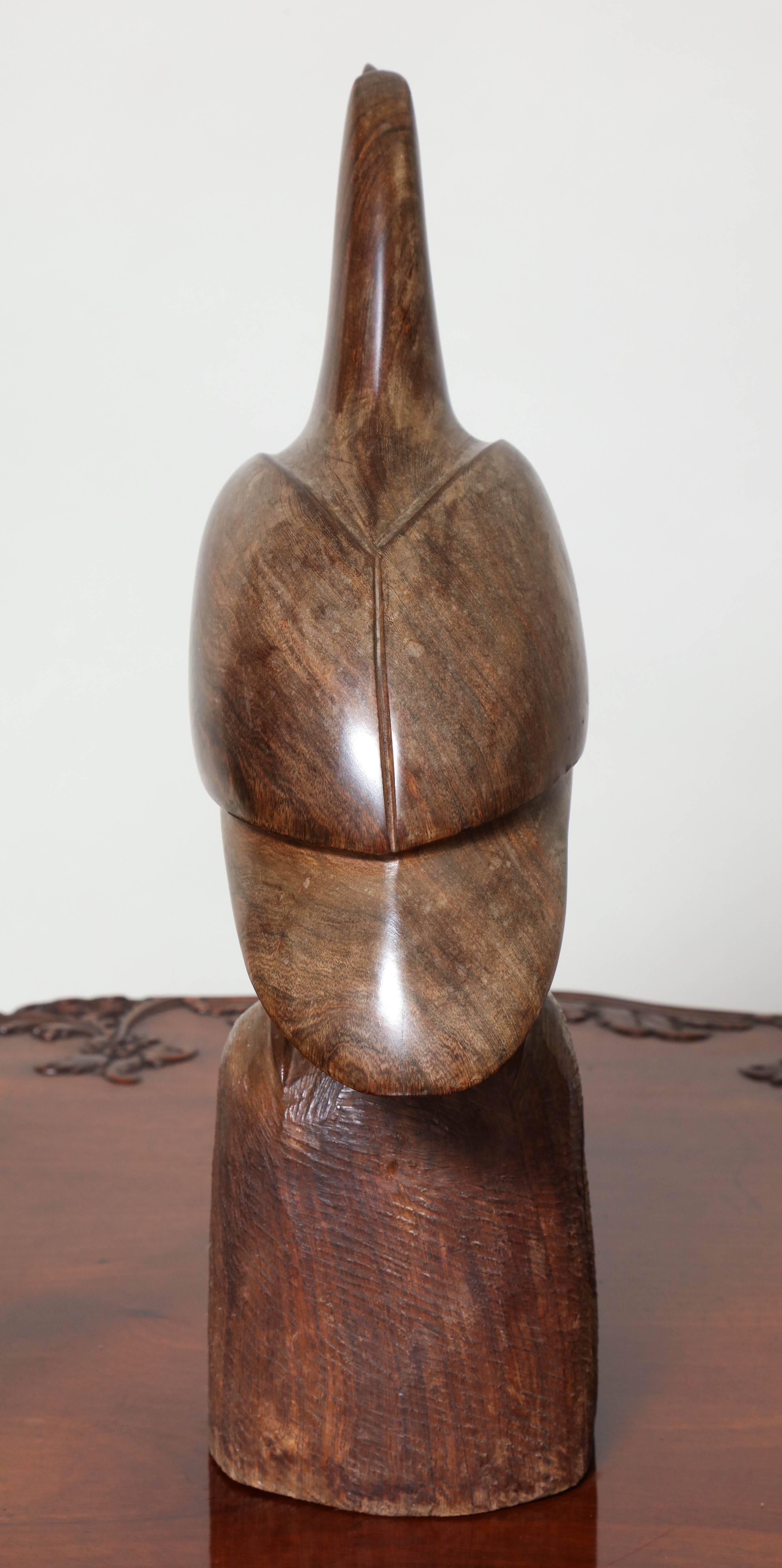 Koa Wood Seabird Sculpture 3
