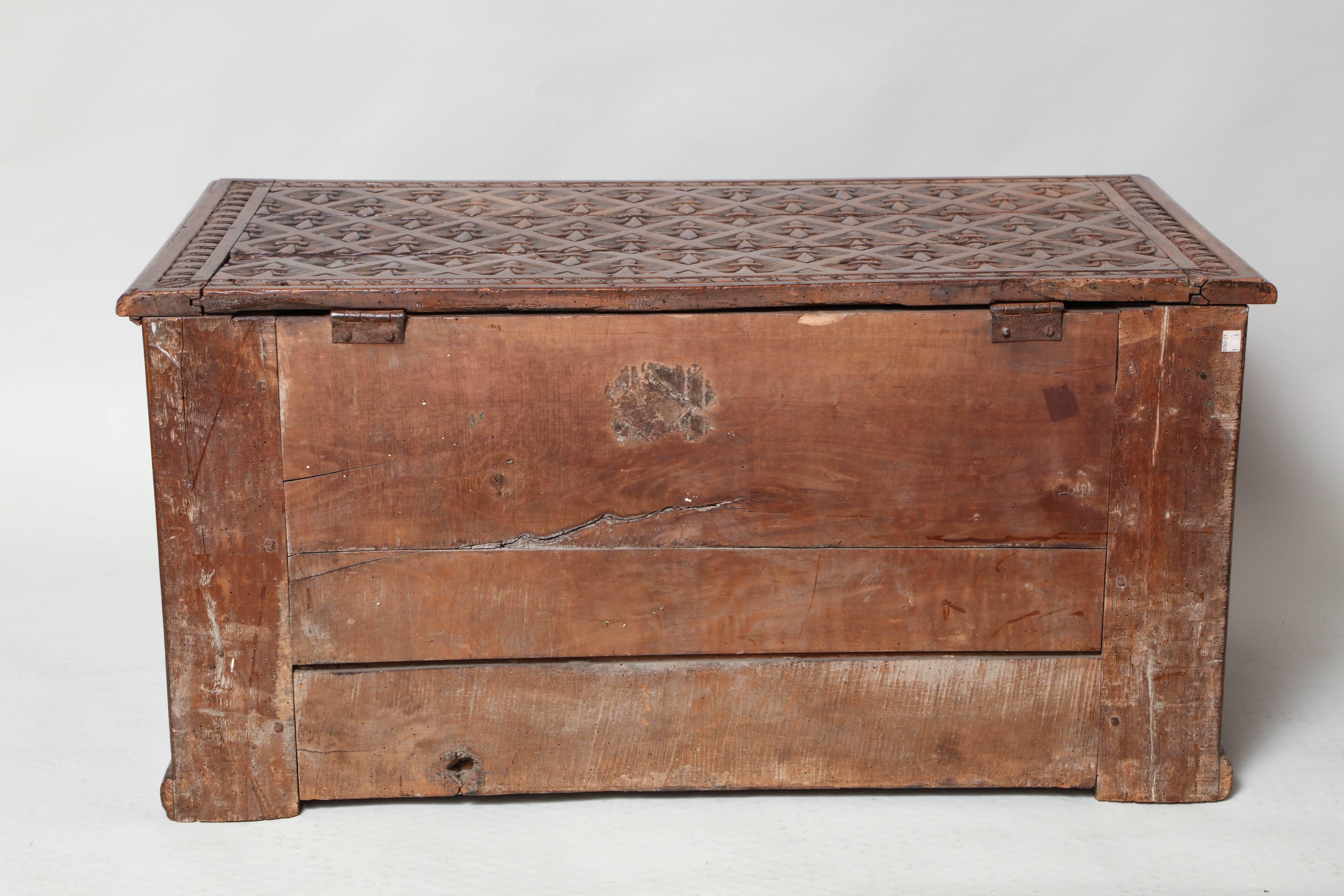 16th Century Pearwood Coffer Depicting Diana and Actaeon 4