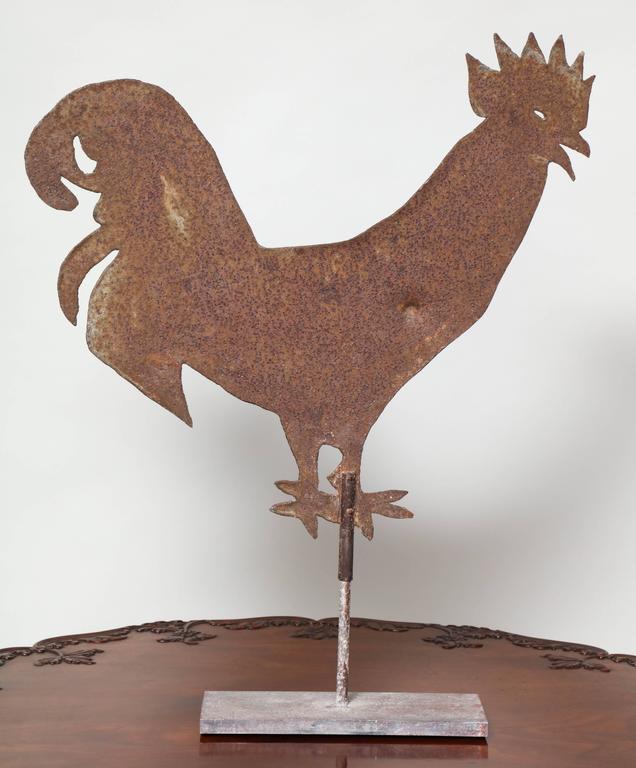 19th Century American Rooster Weathervane For Sale at 1stDibs