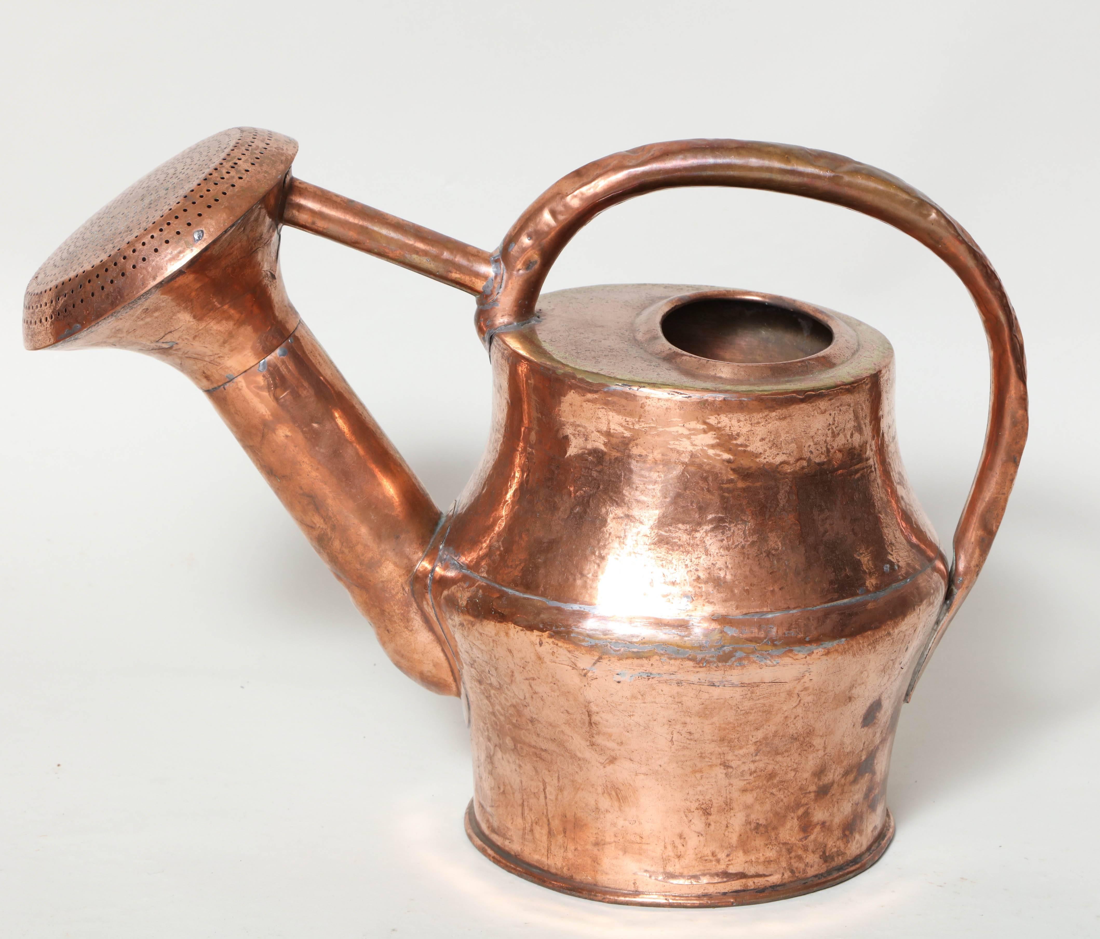 Three Copper Watering Cans 2