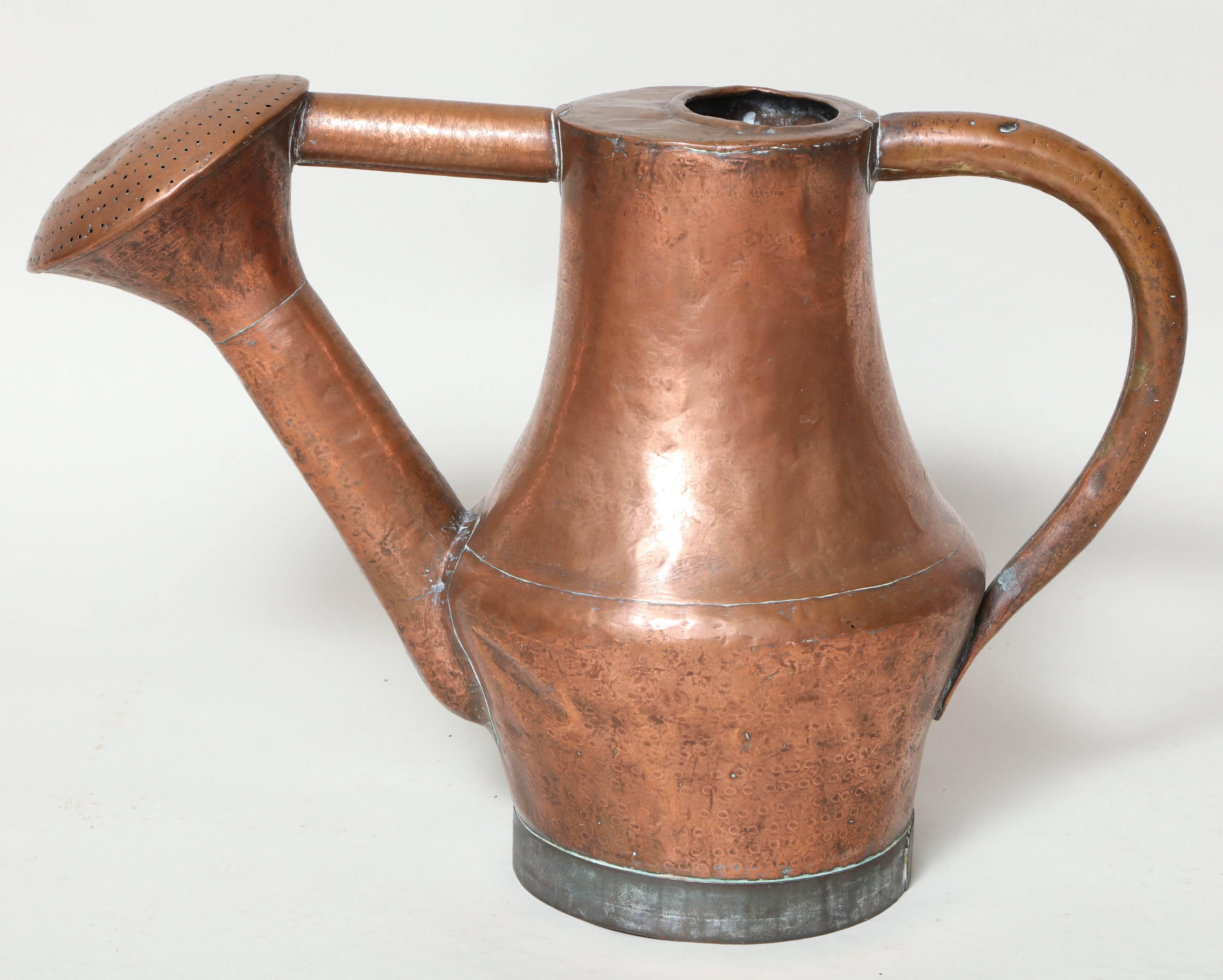 Three Copper Watering Cans 4