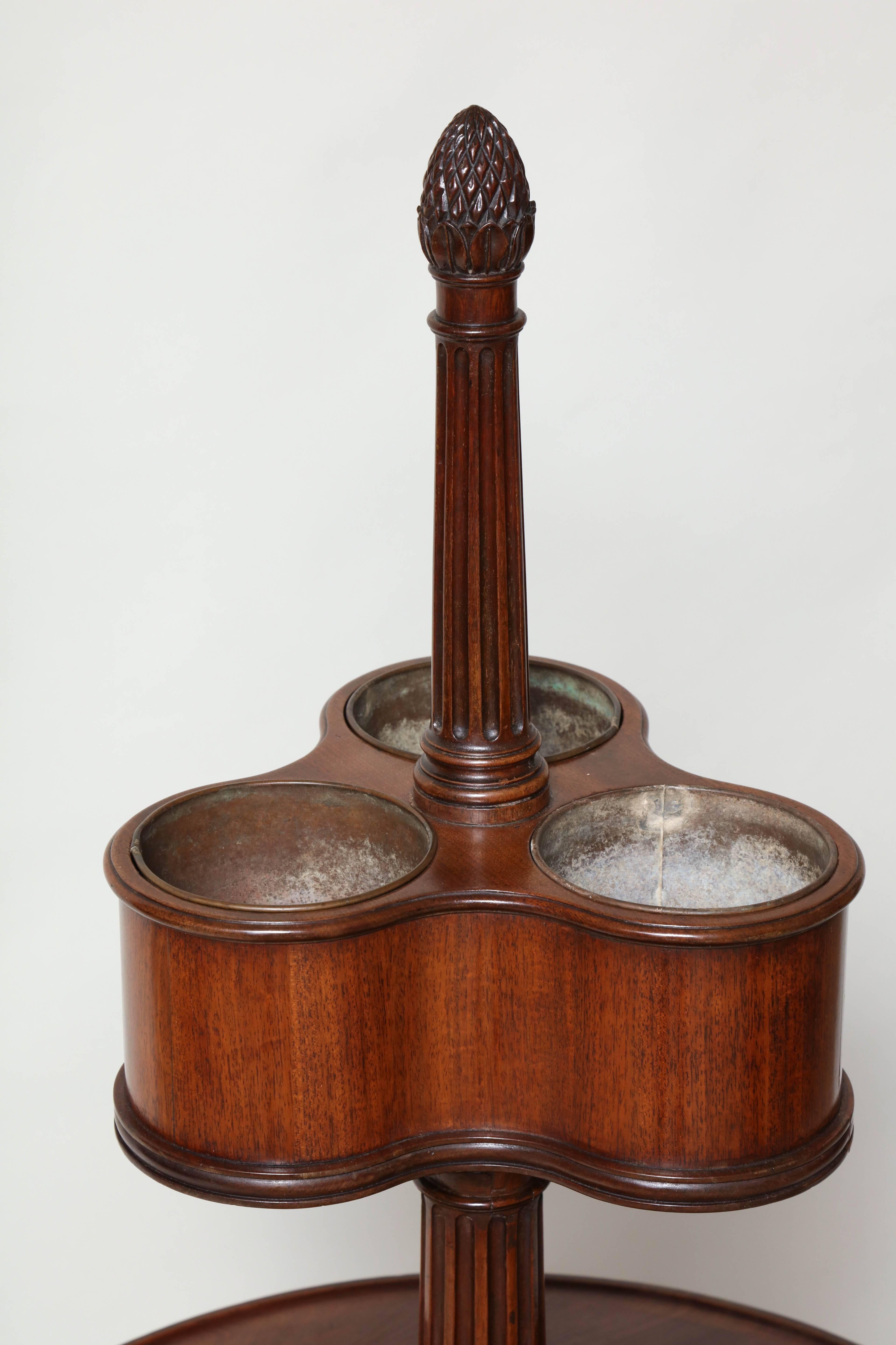 Mahogany Wine Stand in the Manner of Thomas Chippendale