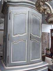 Pair of French Painted Buffet a Deux Corps