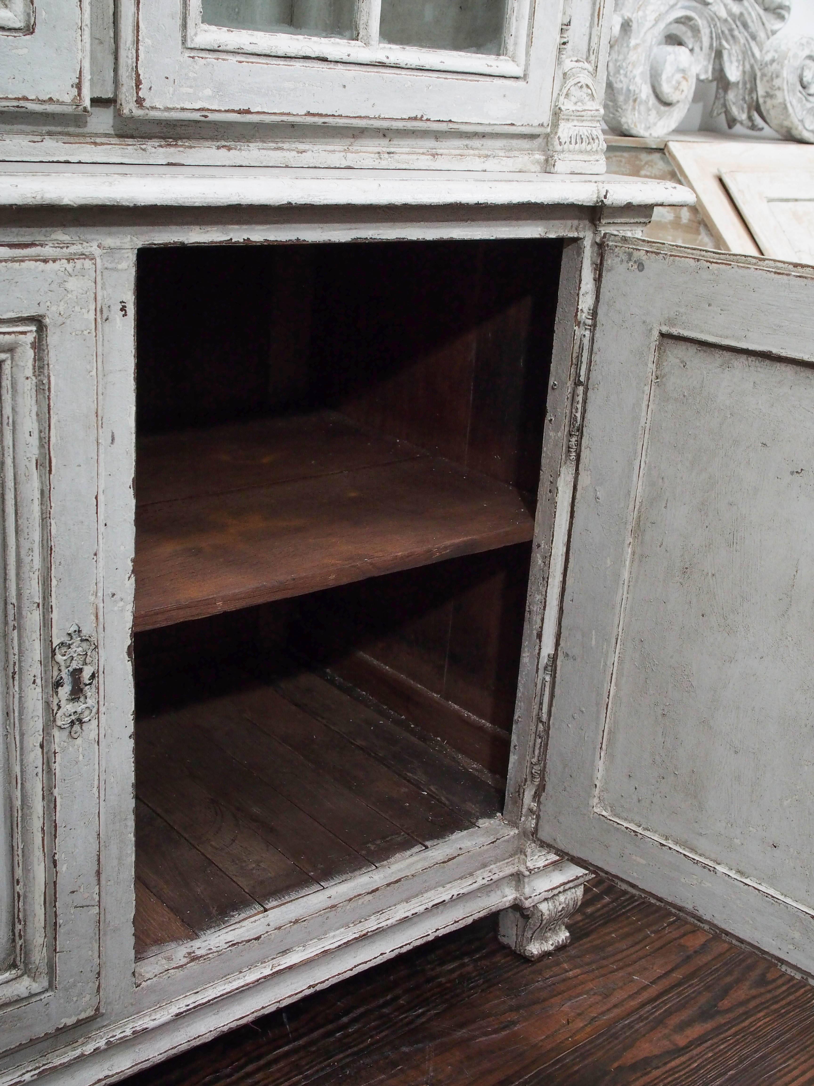 Late 19th French Buffet a Deux Corps In Good Condition For Sale In New Orleans, LA