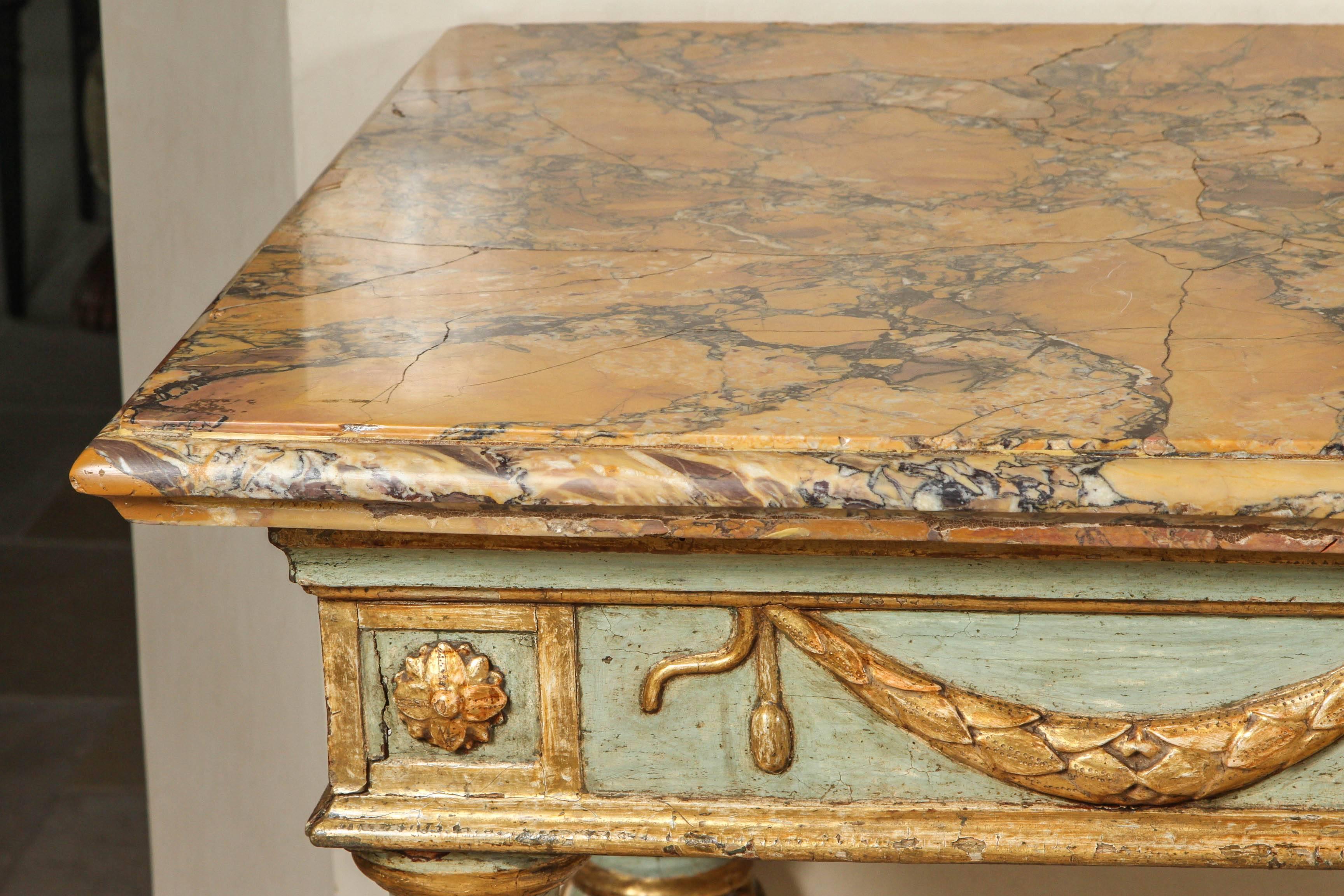 Italian 18th Century Roman Console Table For Sale