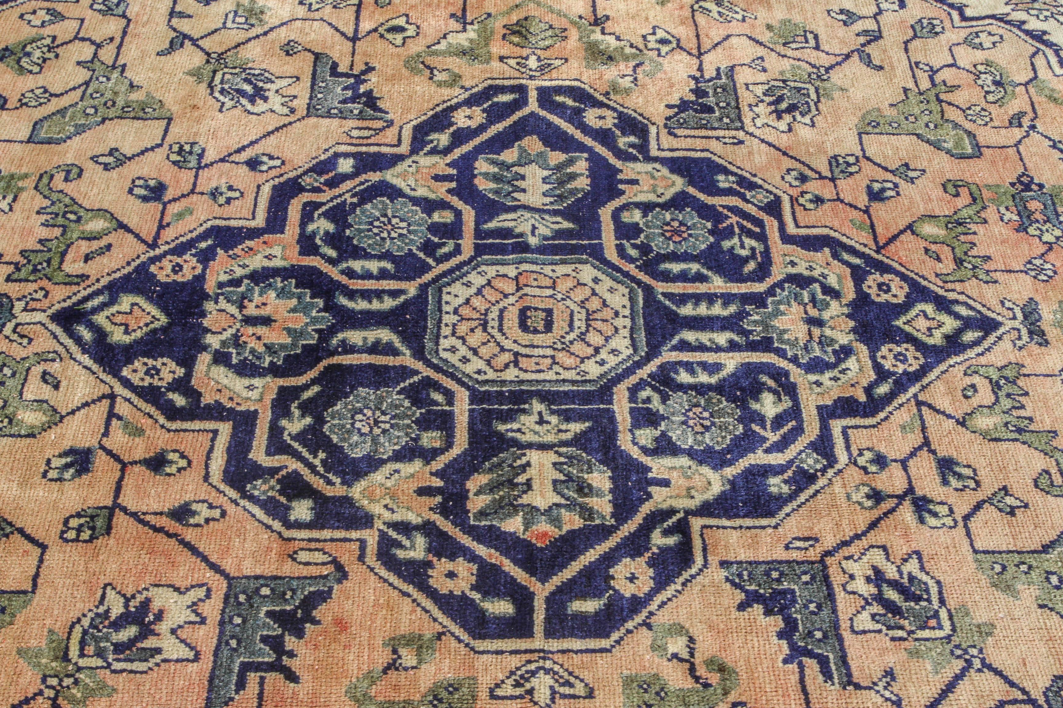 Wool 19th Century Oushak Rug For Sale