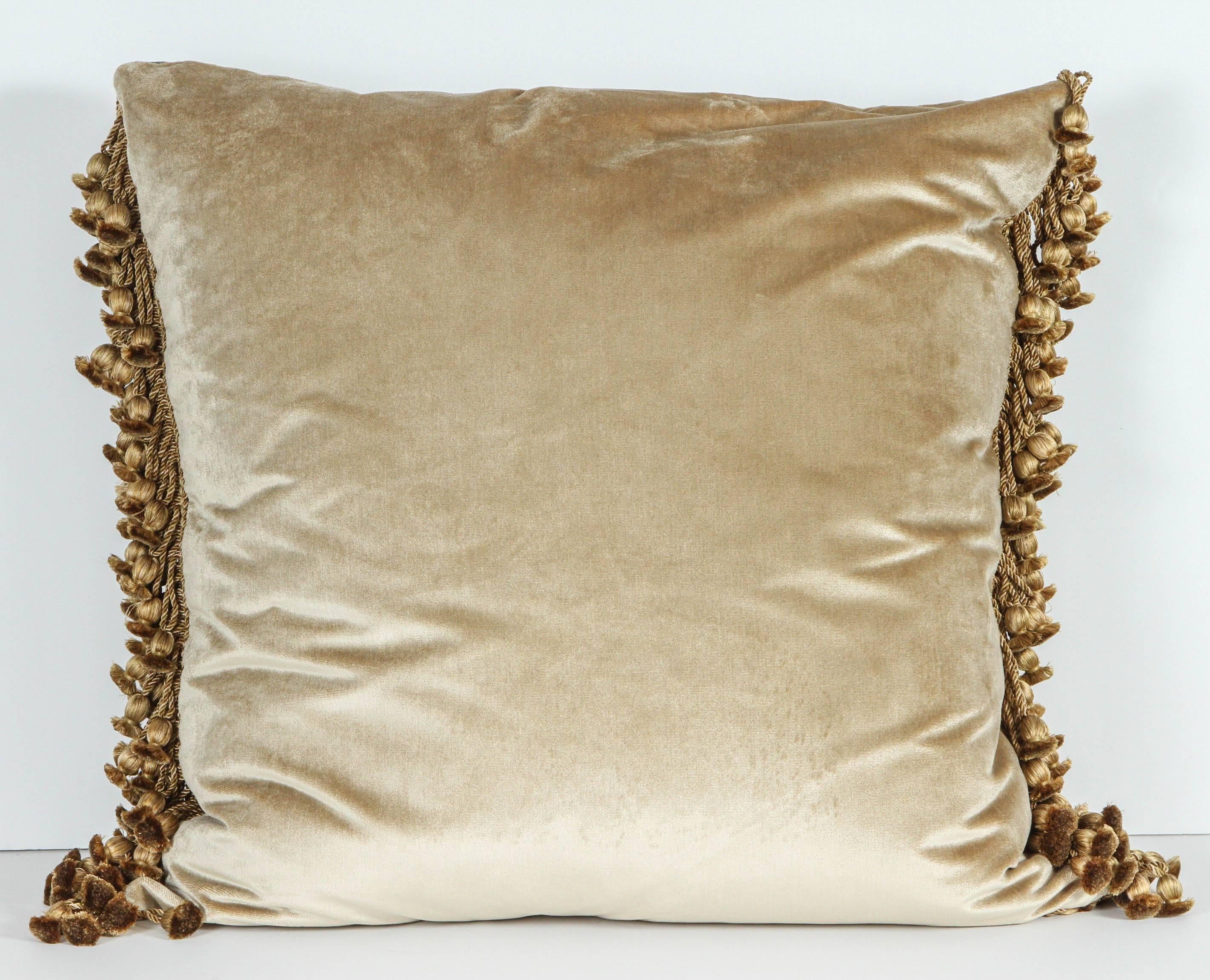 Pair of Luigi Bevilacqua Silk Brocade Pillows 1