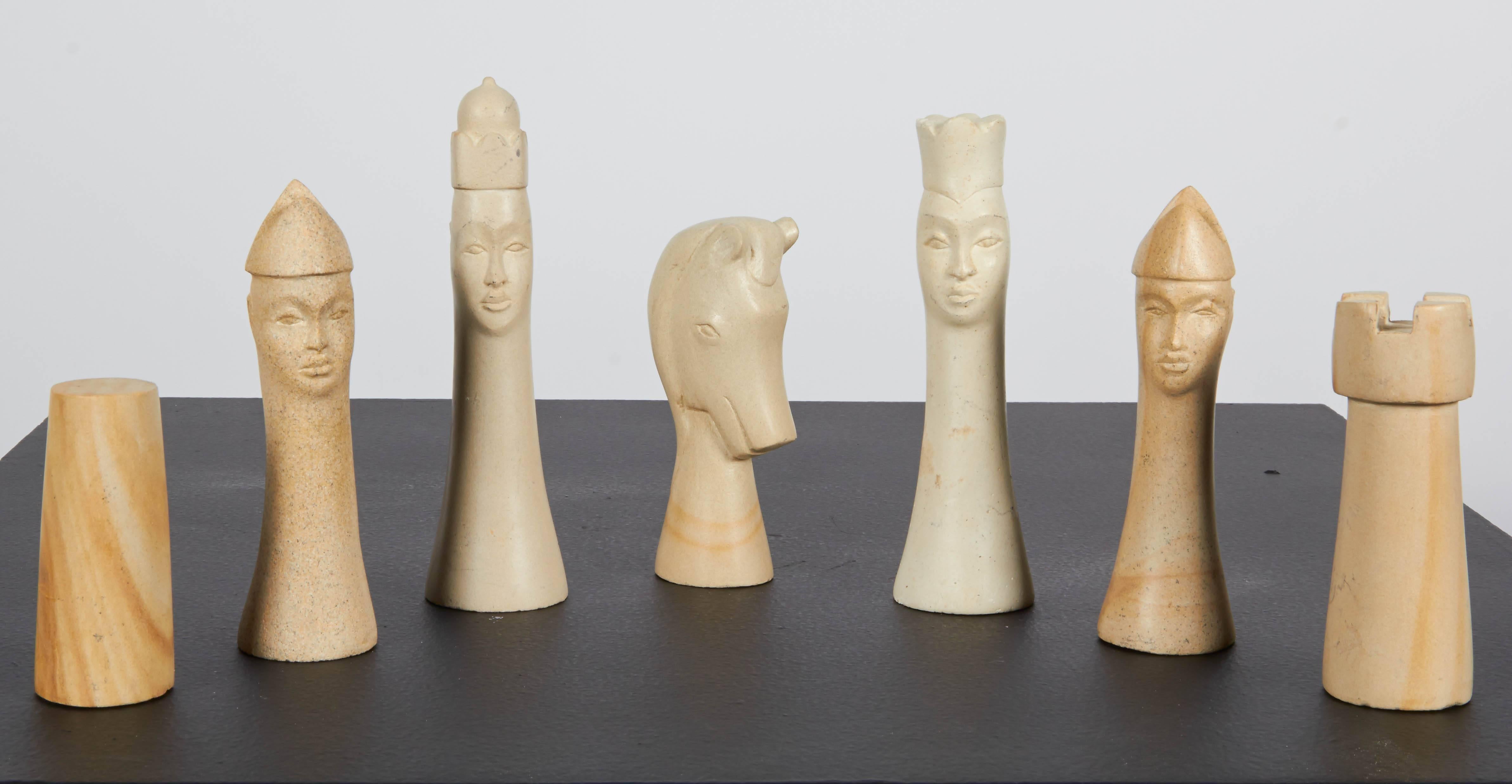 Hand-Carved Chess Set 2