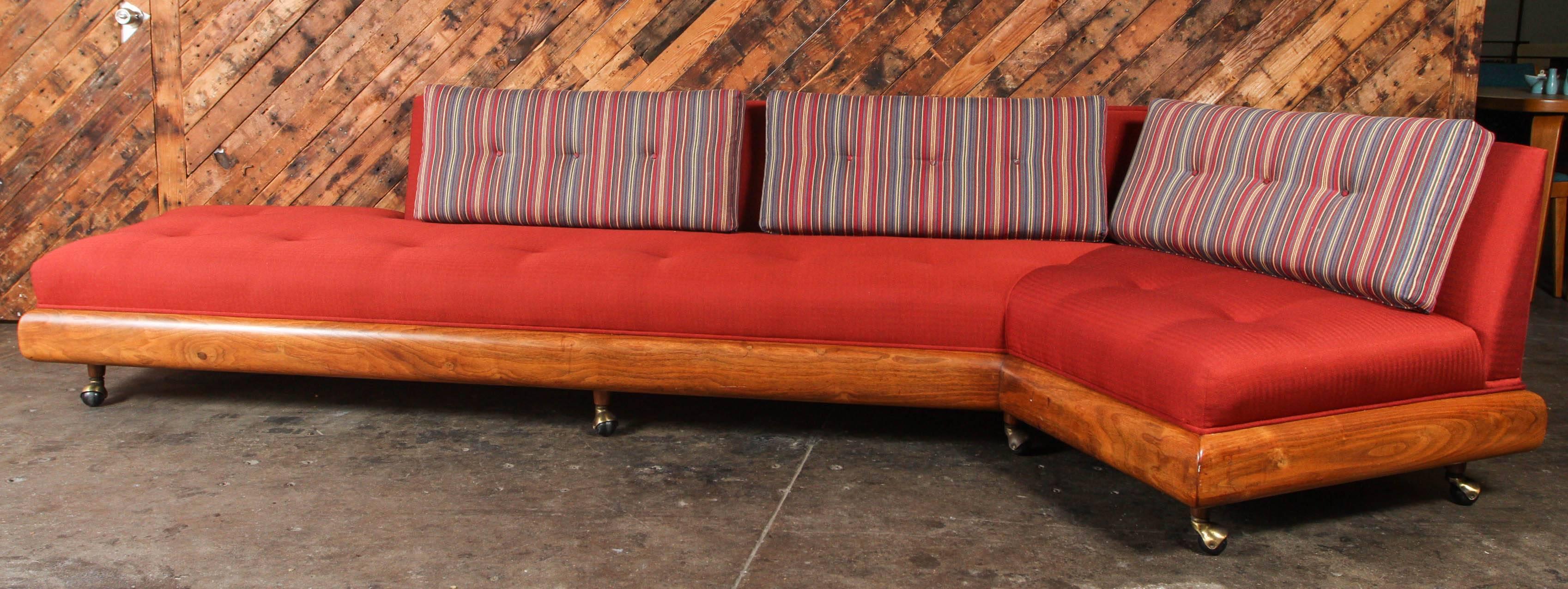 Mid-Century Modern Adrian Pearsall Mid-Century Boomerang Sofa with Matching Coffee Table, 1964