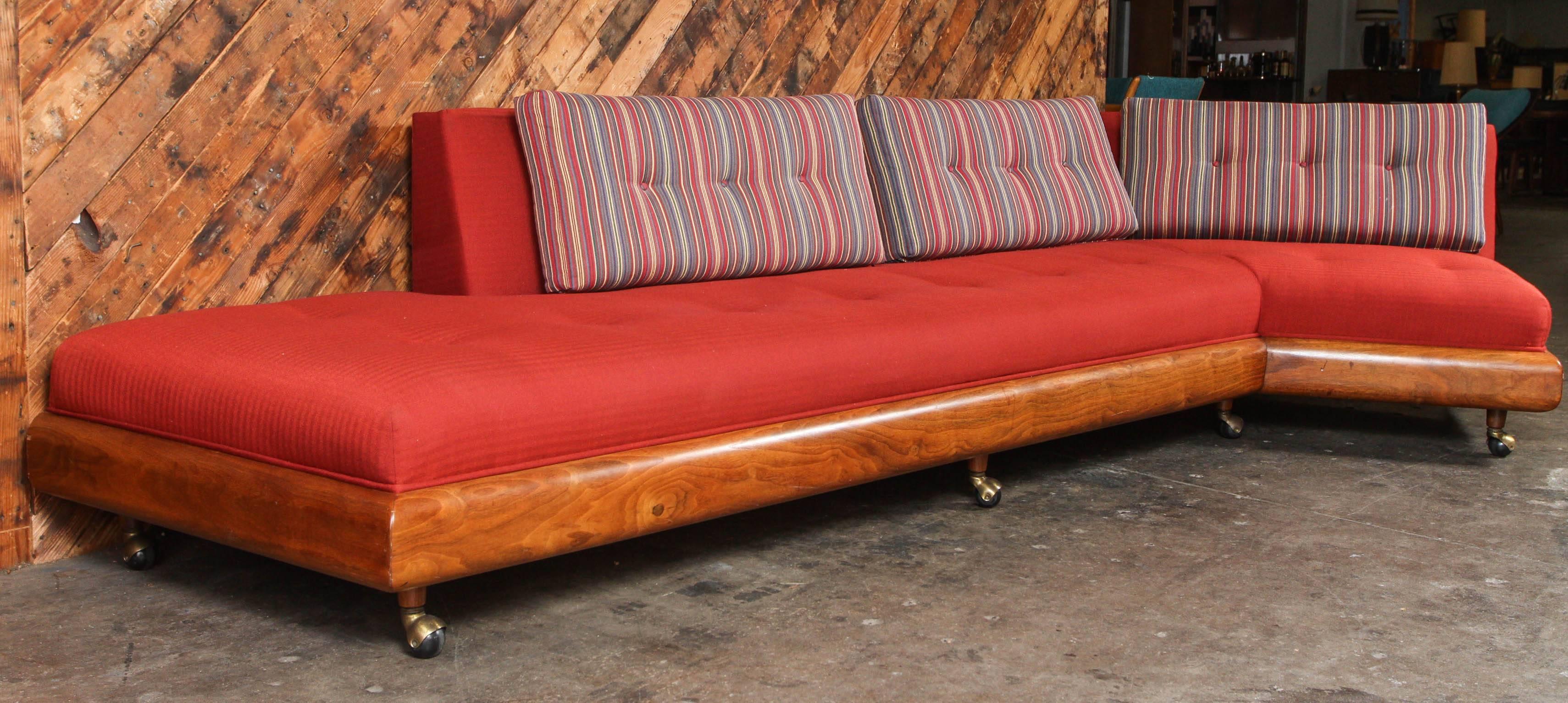 Adrian Pearsall Mid-Century Boomerang Sofa with Matching Coffee Table, 1964 In Excellent Condition In santa monica, CA