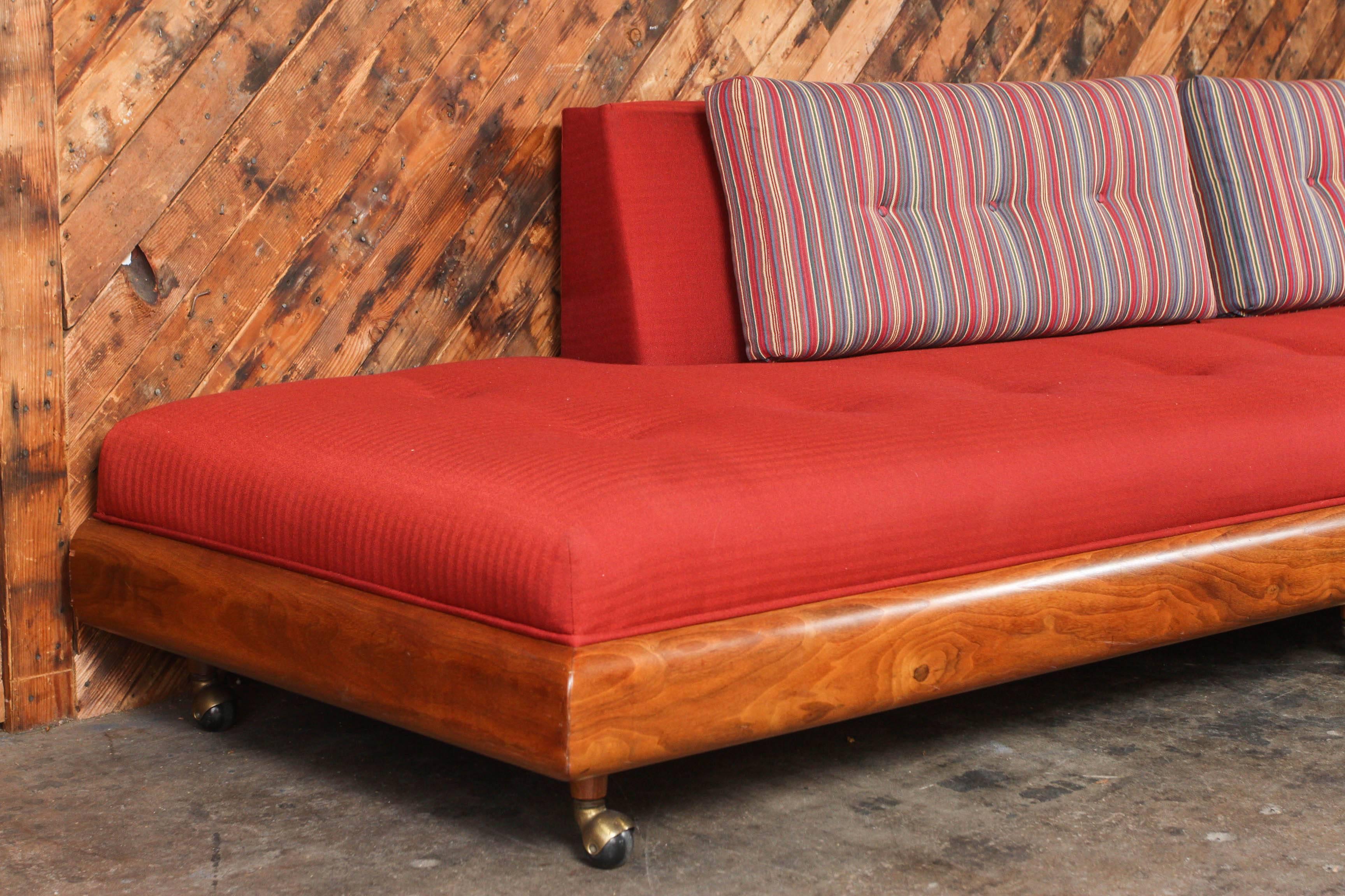 20th Century Adrian Pearsall Mid-Century Boomerang Sofa with Matching Coffee Table, 1964