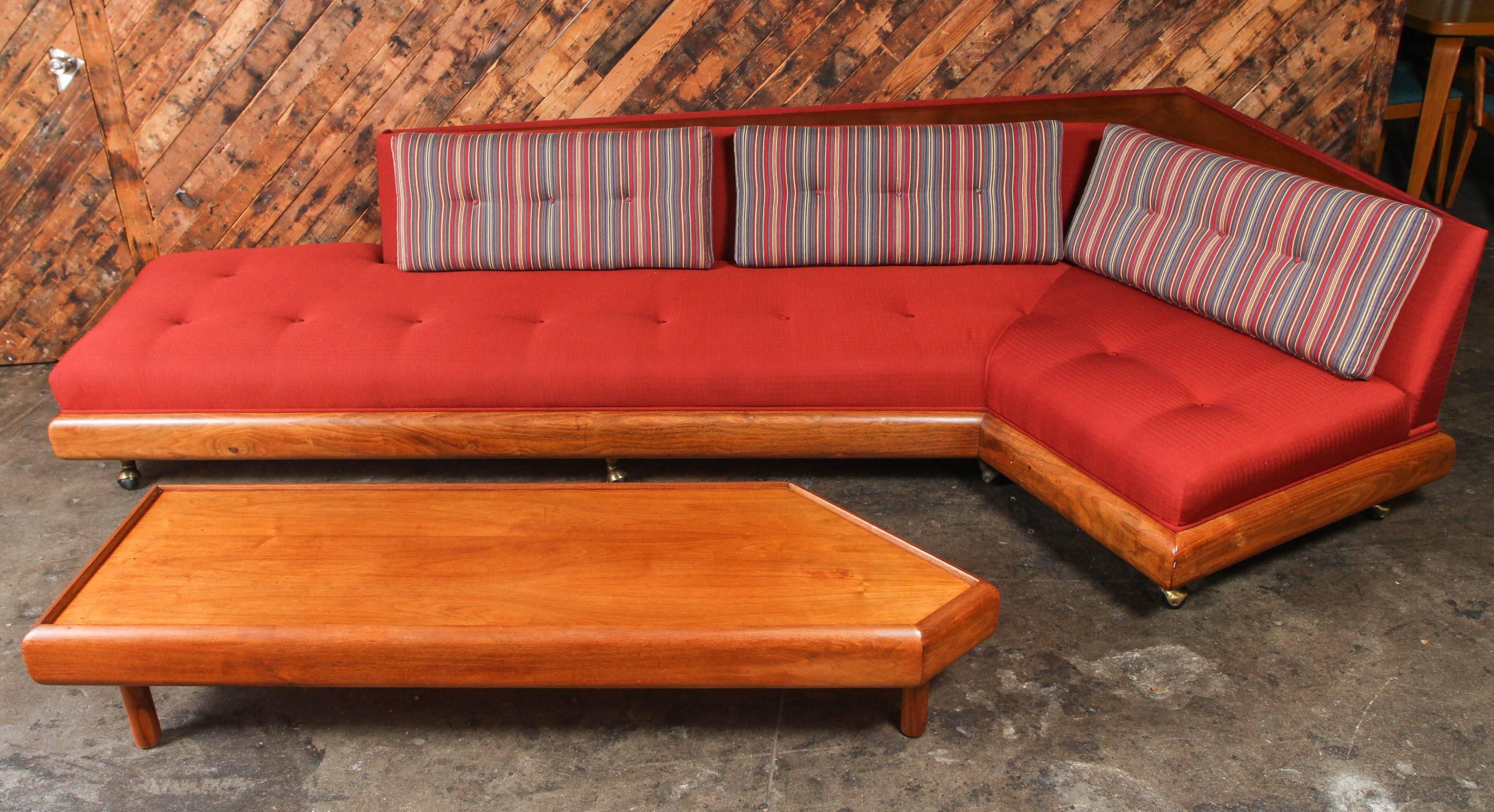 Adrian Pearsall Mid-Century Boomerang Sofa with Matching Coffee Table, 1964 2