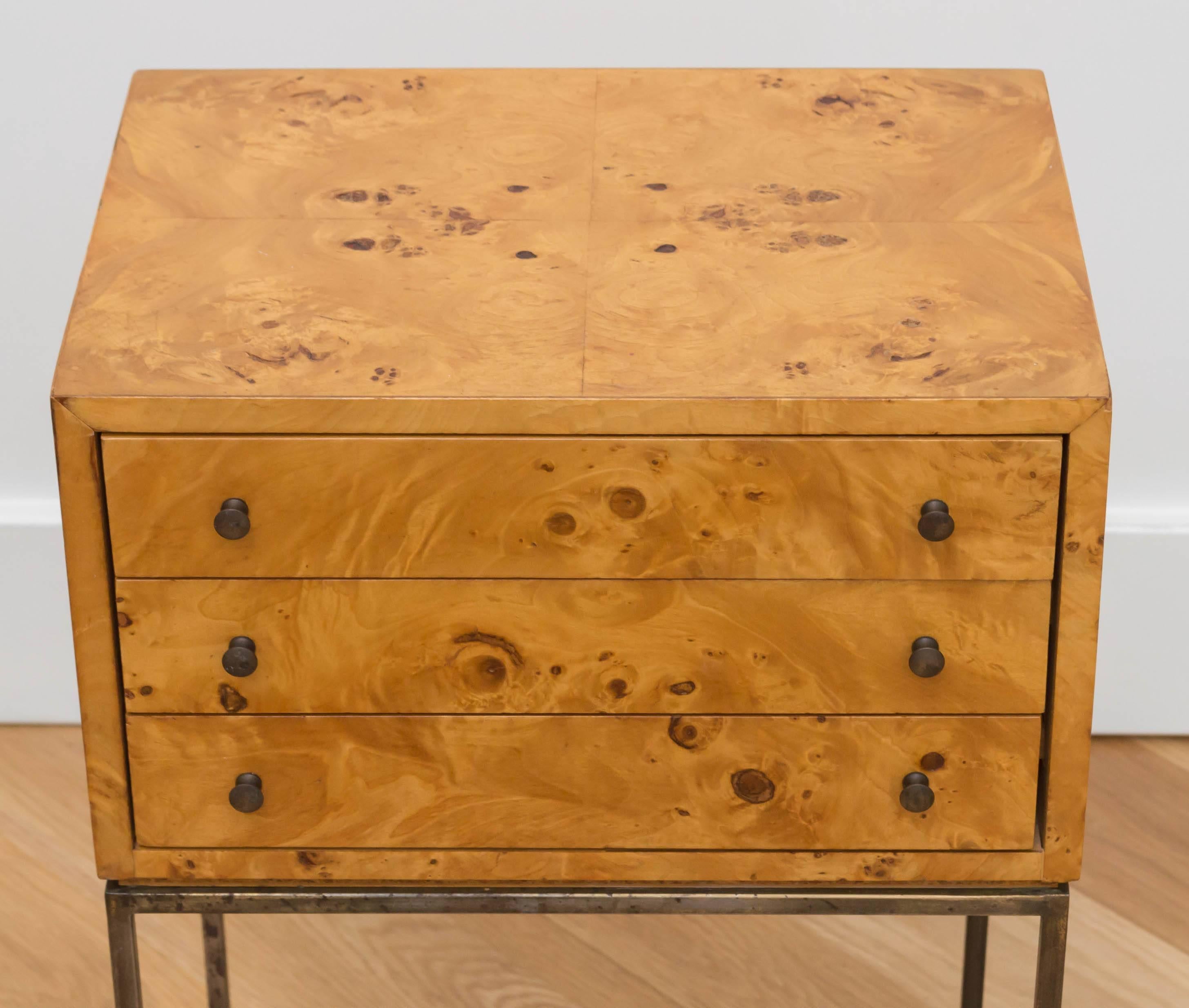 American Milo Baughman Chest on Stand