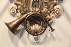 19th Century St. Hubertus Red Stag Hunting Trophy with Fürst Pless Horn