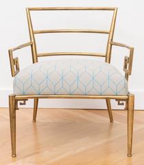 Brass Italian Armchair