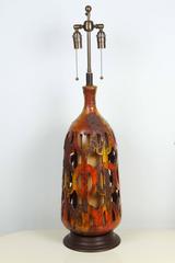 Pair of Large Ceramic Lamps