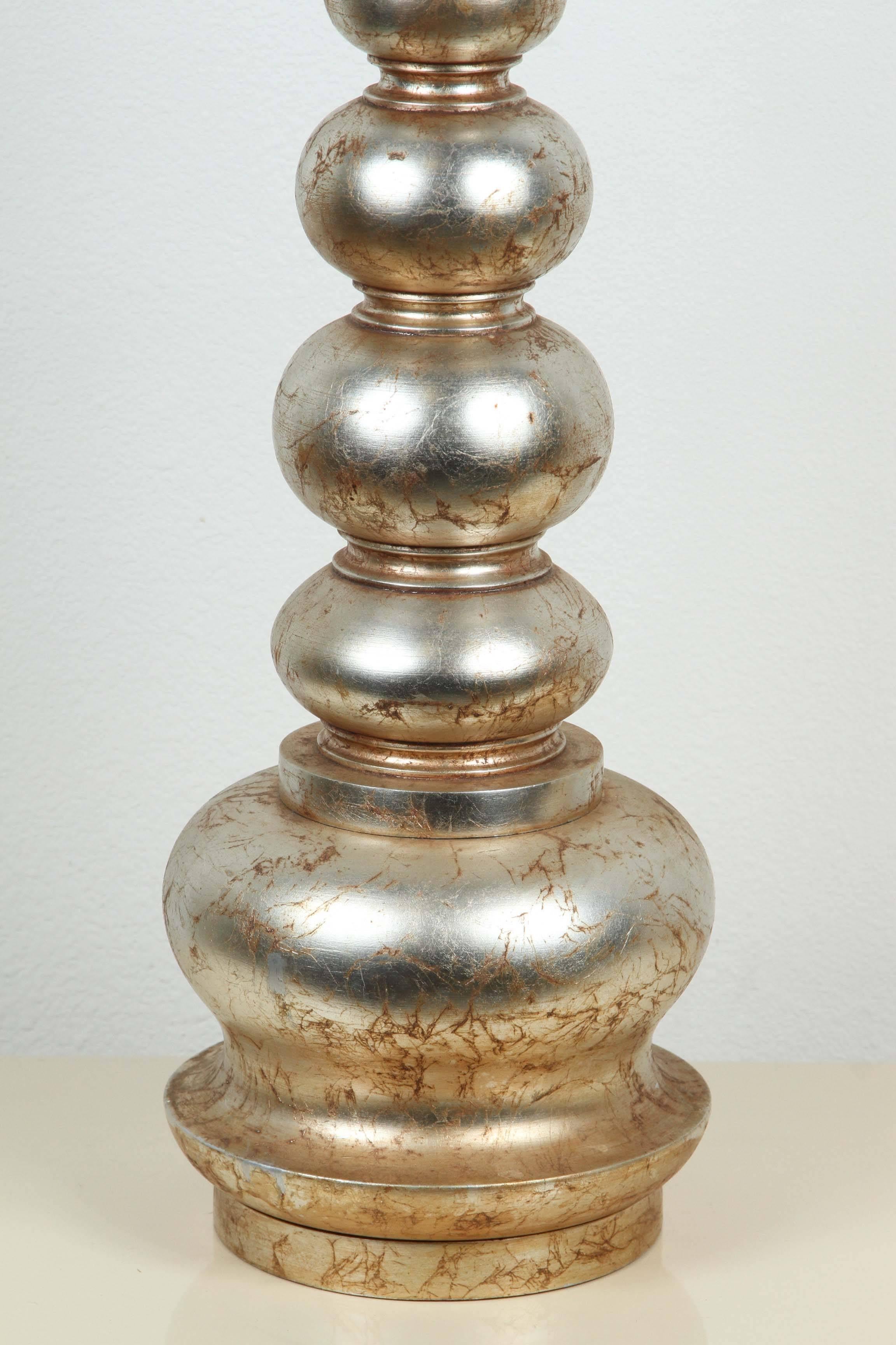Mid-20th Century Pair of Magificent Pagoda Style Lamps by James Mont
