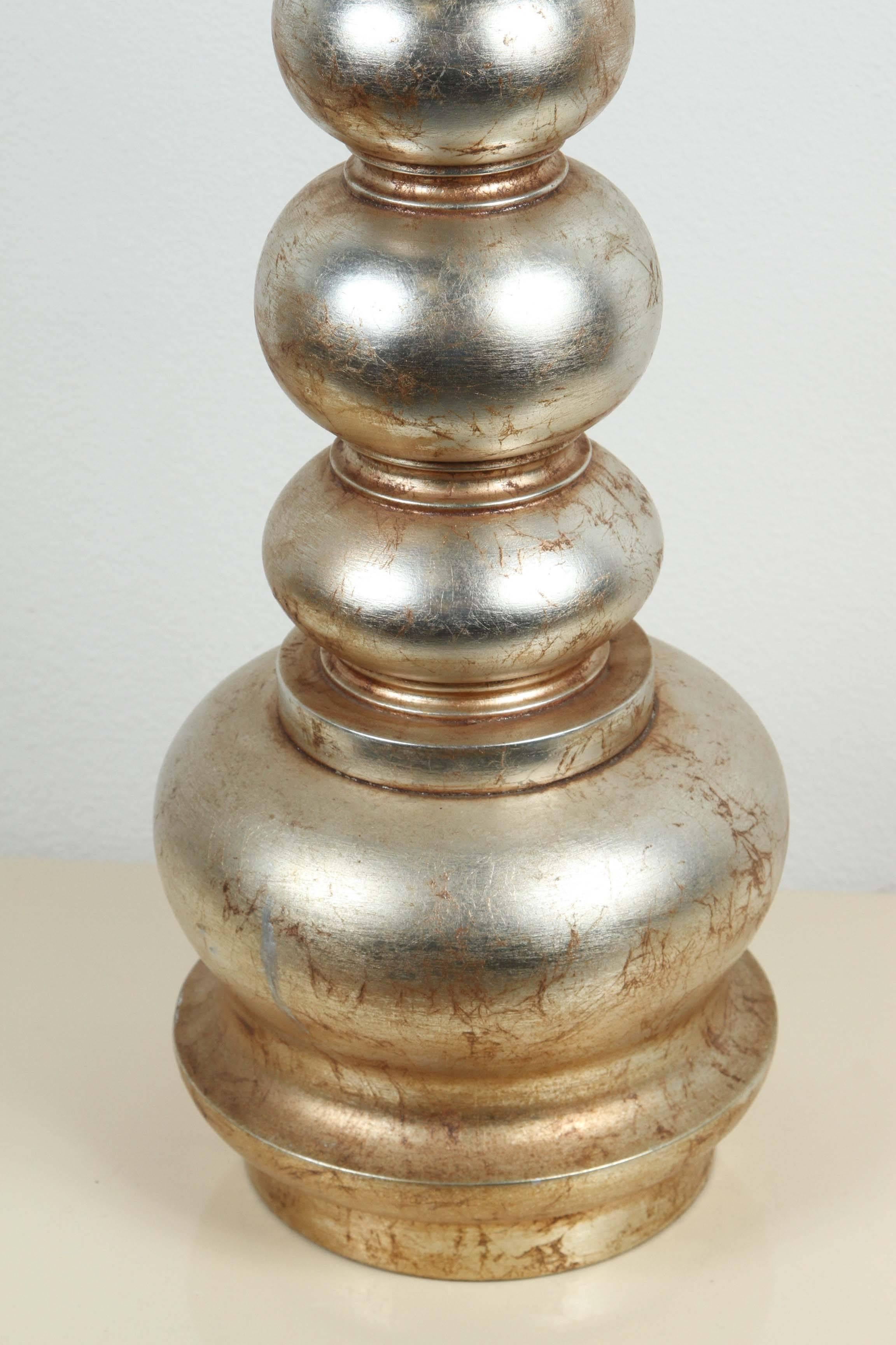 Pair of Magificent Pagoda Style Lamps by James Mont 3