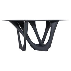 2019 Oskar Zieta pour Zieta G-Table en acier inoxydable noir