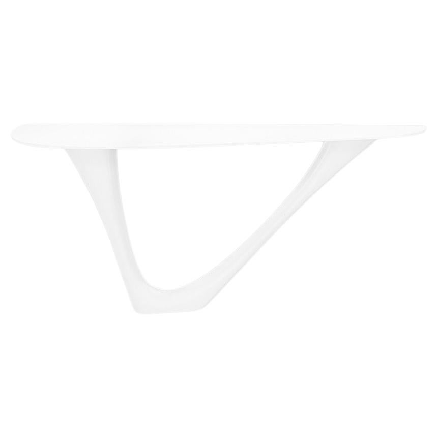 2021 Oskar Zieta for Zieta G-Console Duo in White Stainless Steel For Sale