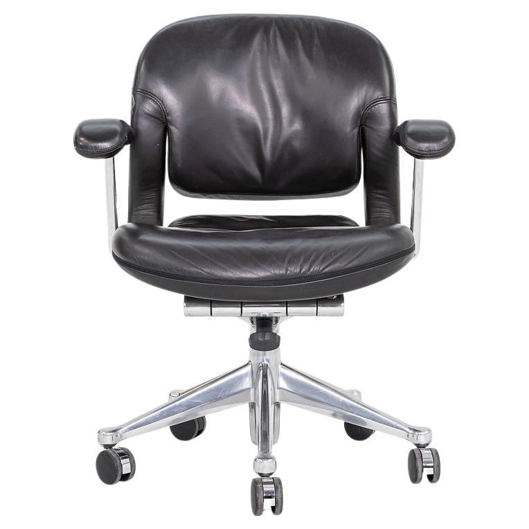 1990er Bill Stumpf für Herman Miller Equa Büro-/Schreibtischstuhl aus Leder